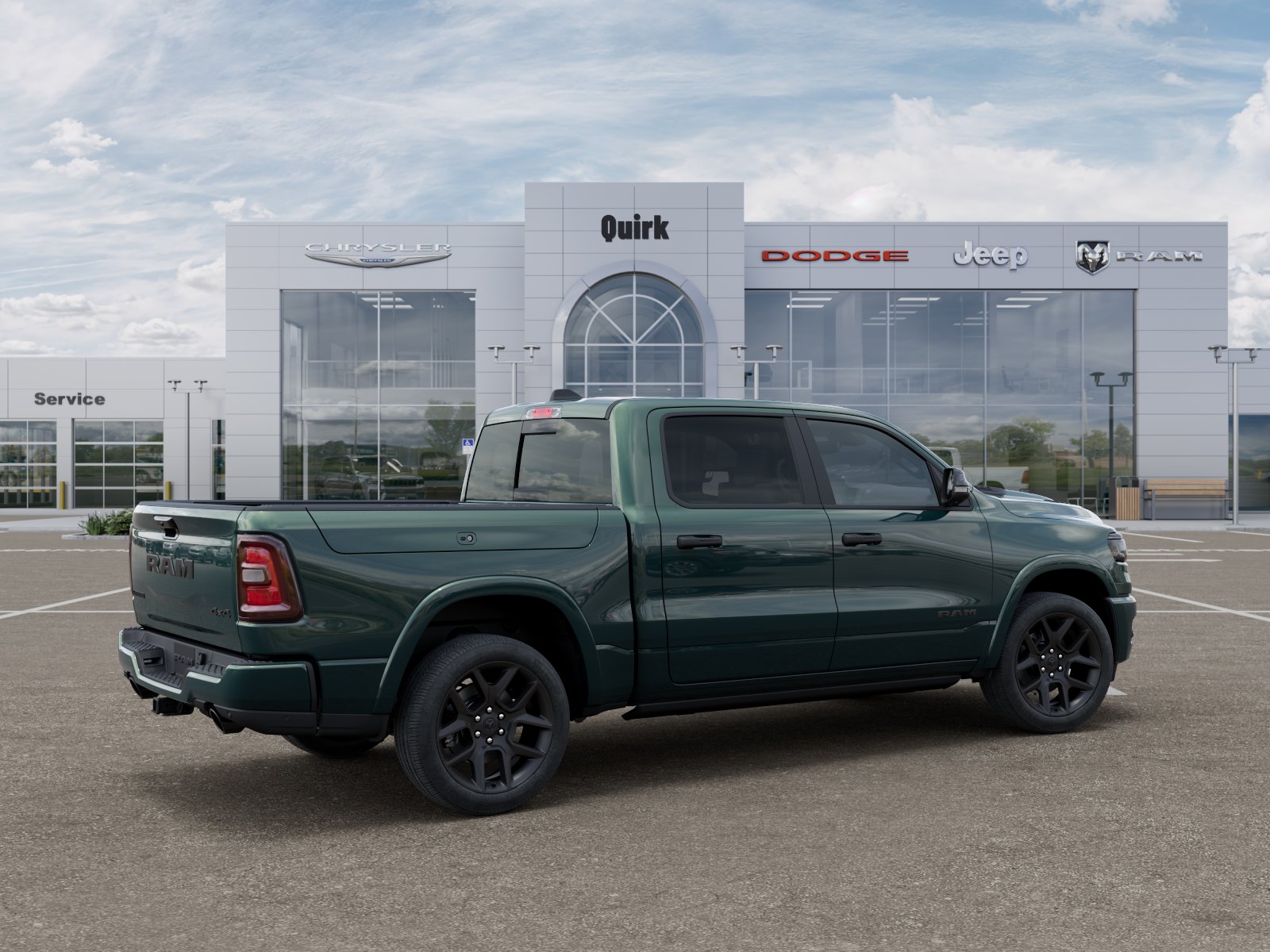 New 2026 Serrano Green Metallic Ram Laramie image 30