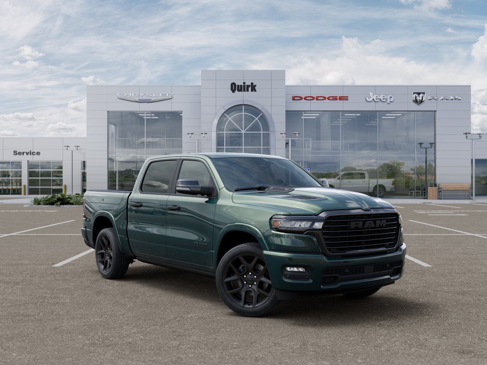 New 2026 Serrano Green Metallic Ram Laramie image 31