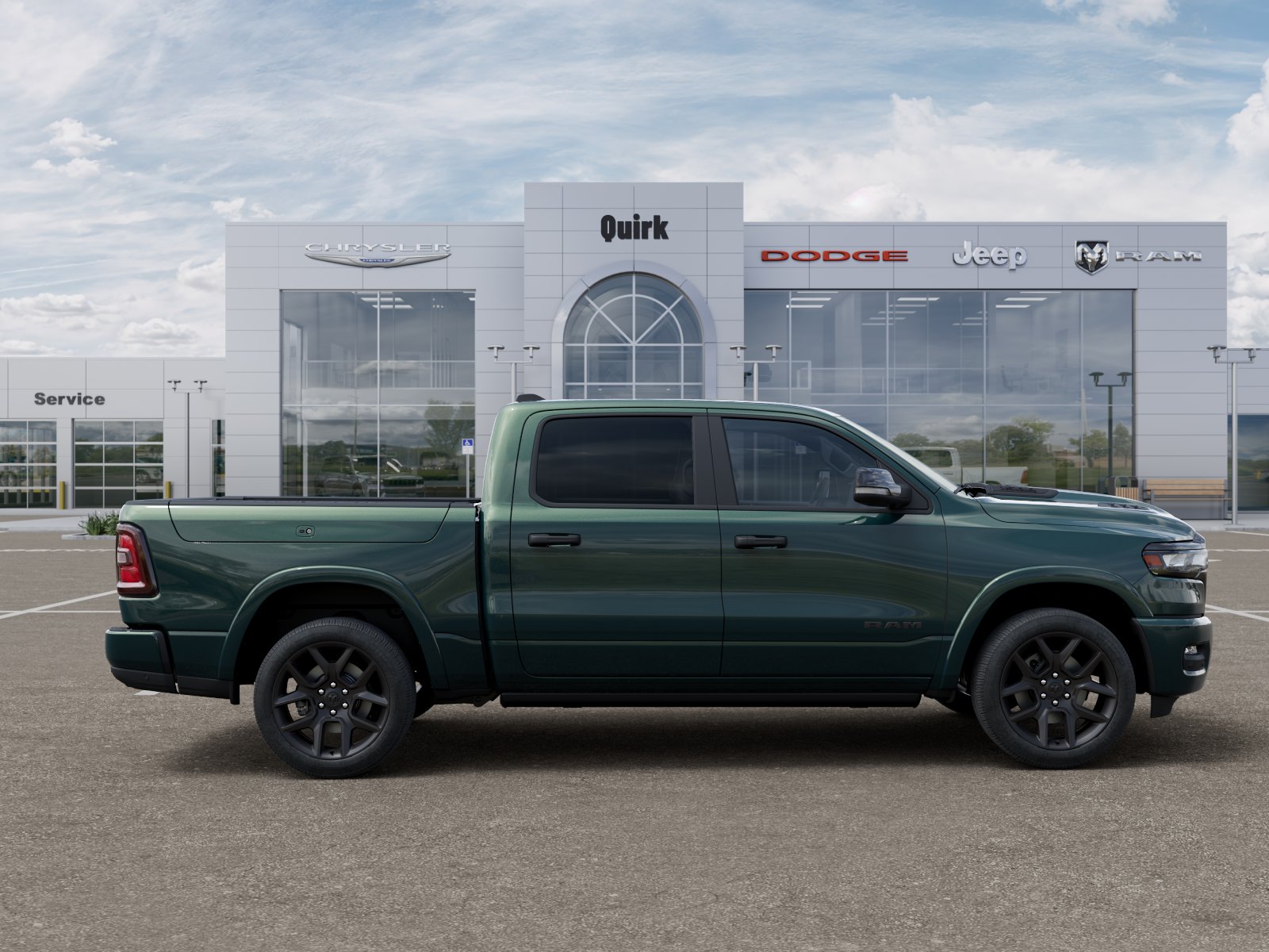 New 2026 Serrano Green Metallic Ram Laramie image 47