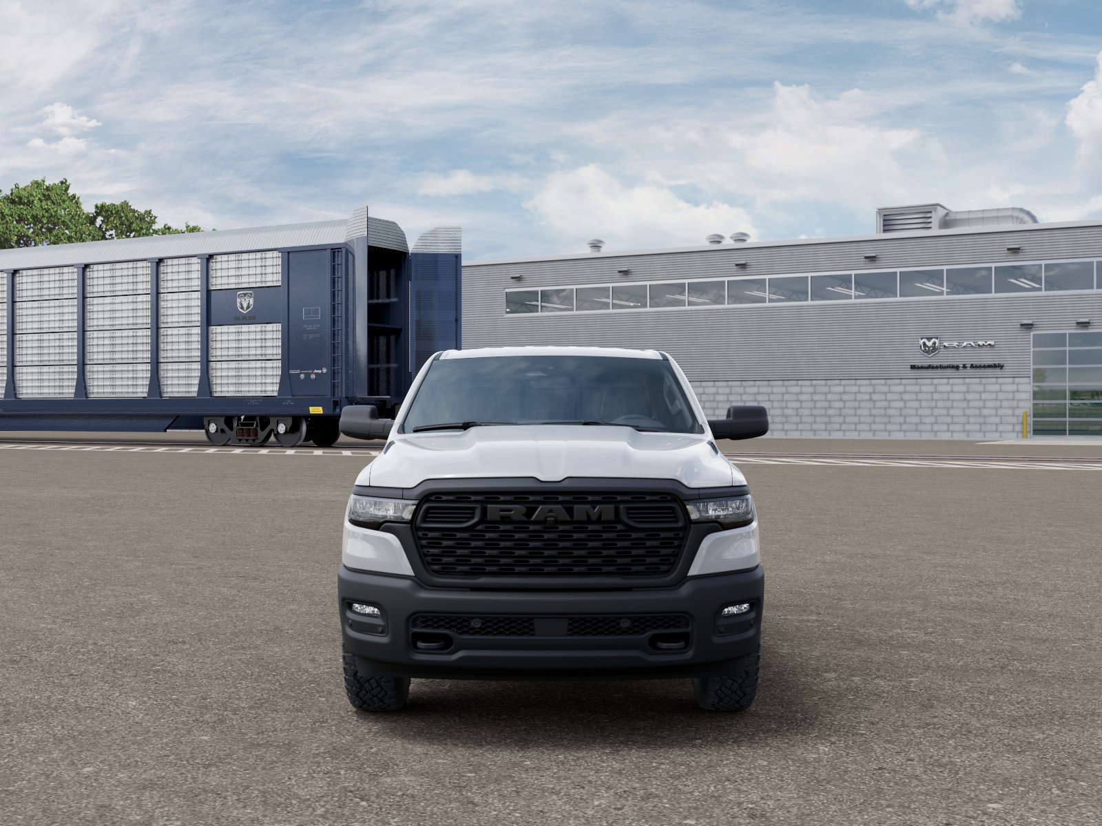 New 2026 Bright White Clear-Coat Exterior Paint RAM  image 6