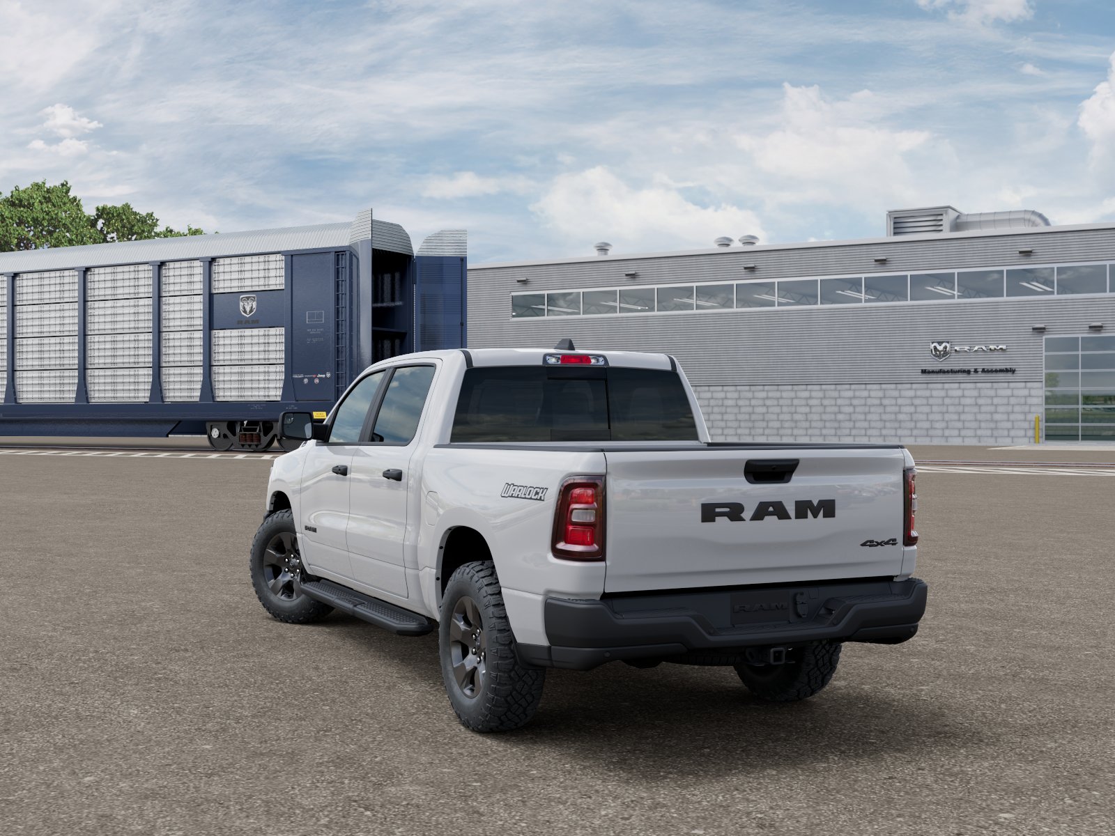 New 2026 Bright White Clear-Coat Exterior Paint RAM  image 4
