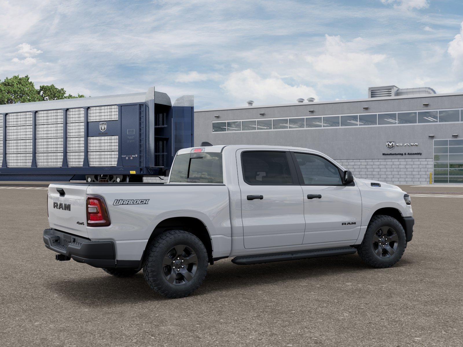 New 2026 Bright White Clear-Coat Exterior Paint RAM  image 5