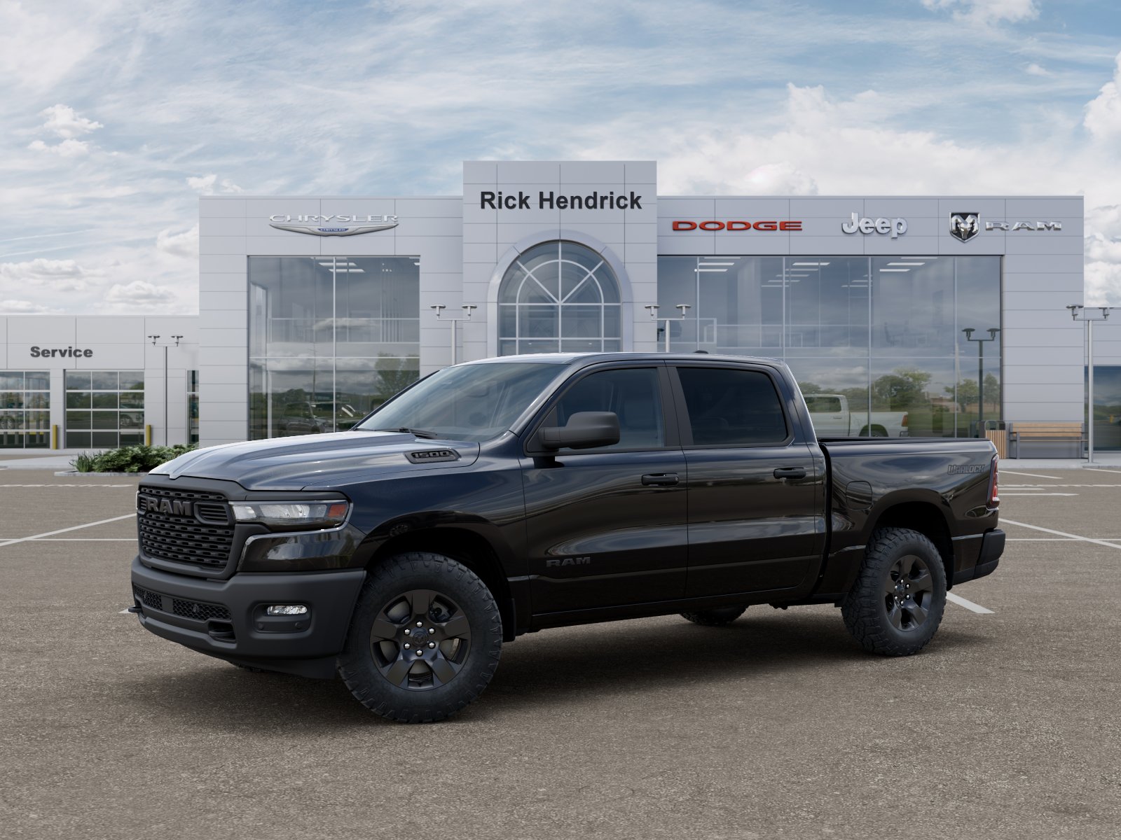 New 2026 Diamond Black Crystal Pearl-Coat Exterior Paint RAM Warlock image 36