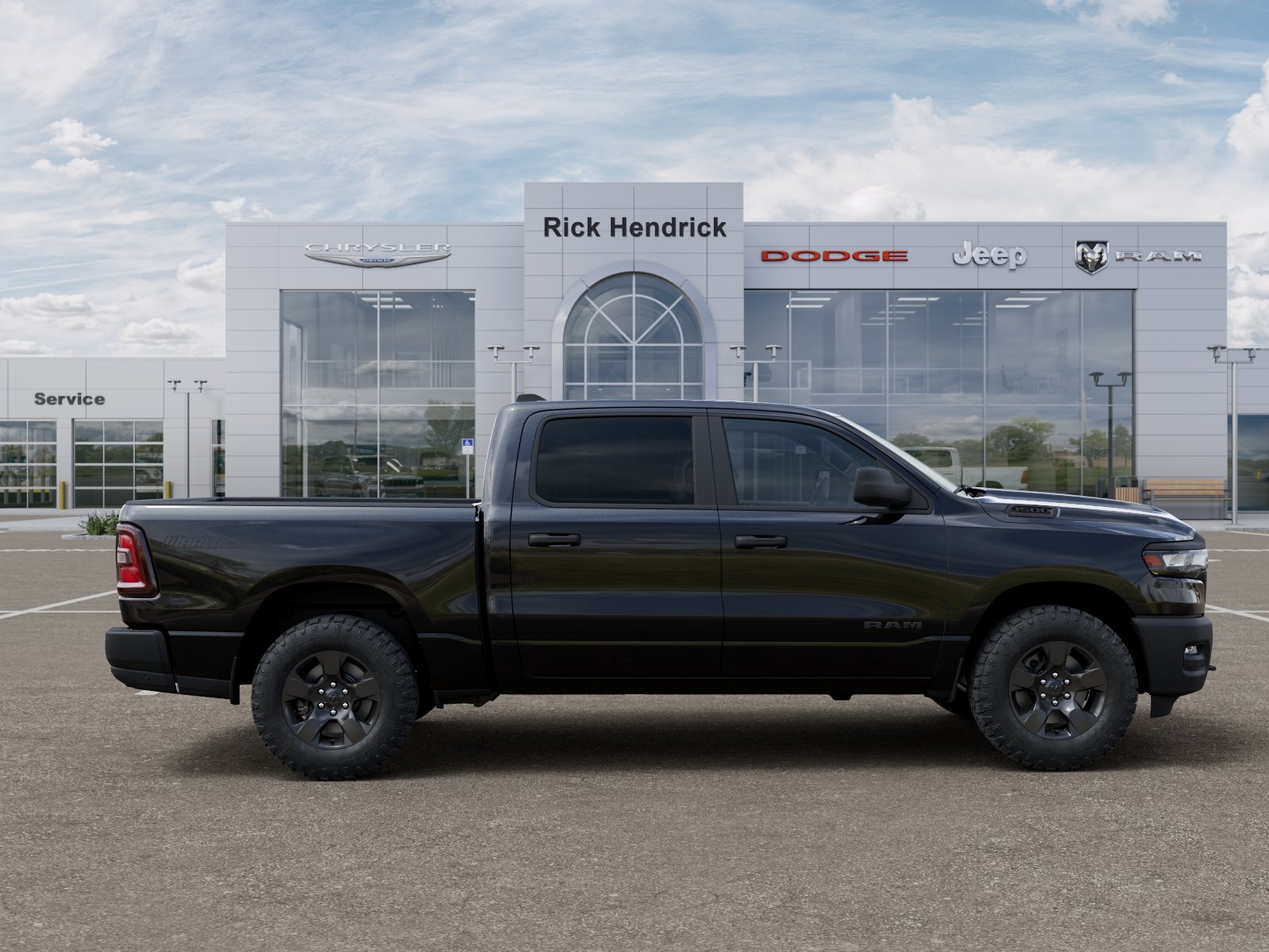 New 2026 Diamond Black Crystal Pearl-Coat Exterior Paint RAM Warlock image 54