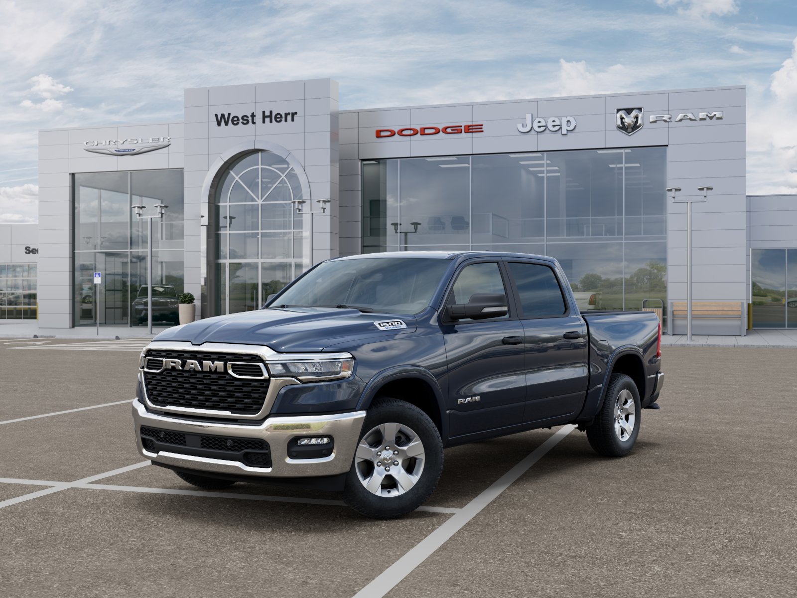 New 2026 Forged Blue Metallic Exterior Paint RAM RAM 1500 BIG HORN CREW CAB 4X4 image 101