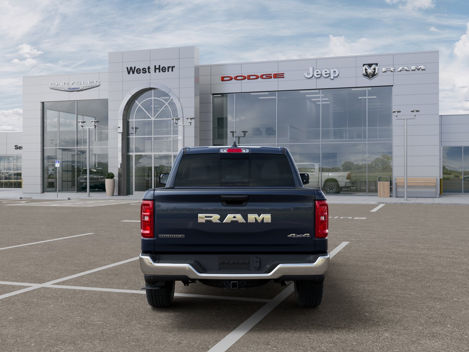 New 2026 Forged Blue Metallic Exterior Paint RAM RAM 1500 BIG HORN CREW CAB 4X4 image 107