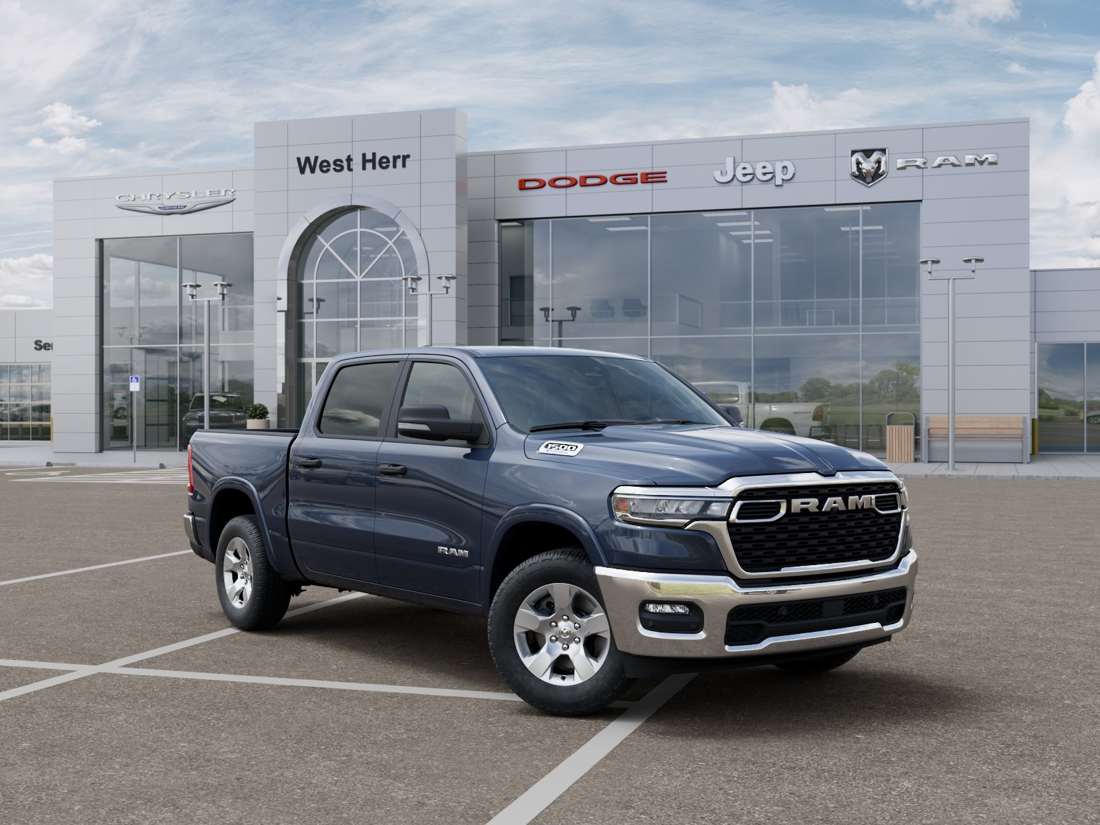 New 2026 Forged Blue Metallic Exterior Paint RAM RAM 1500 BIG HORN CREW CAB 4X4 image 105