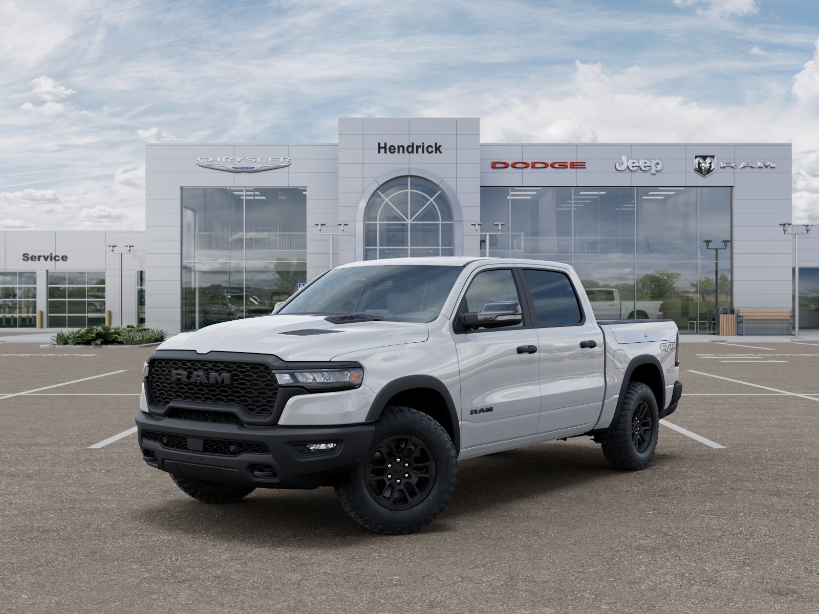 New 2026 Bright White Clear-Coat Exterior Paint RAM Rebel image 39