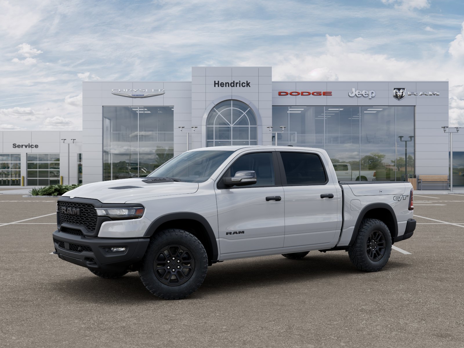 New 2026 Bright White Clear-Coat Exterior Paint RAM Rebel image 40