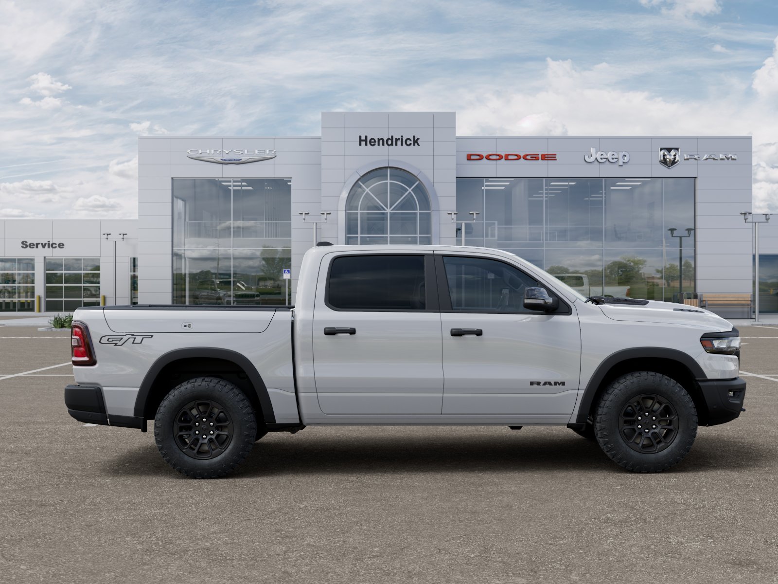 New 2026 Bright White Clear-Coat Exterior Paint RAM Rebel image 59