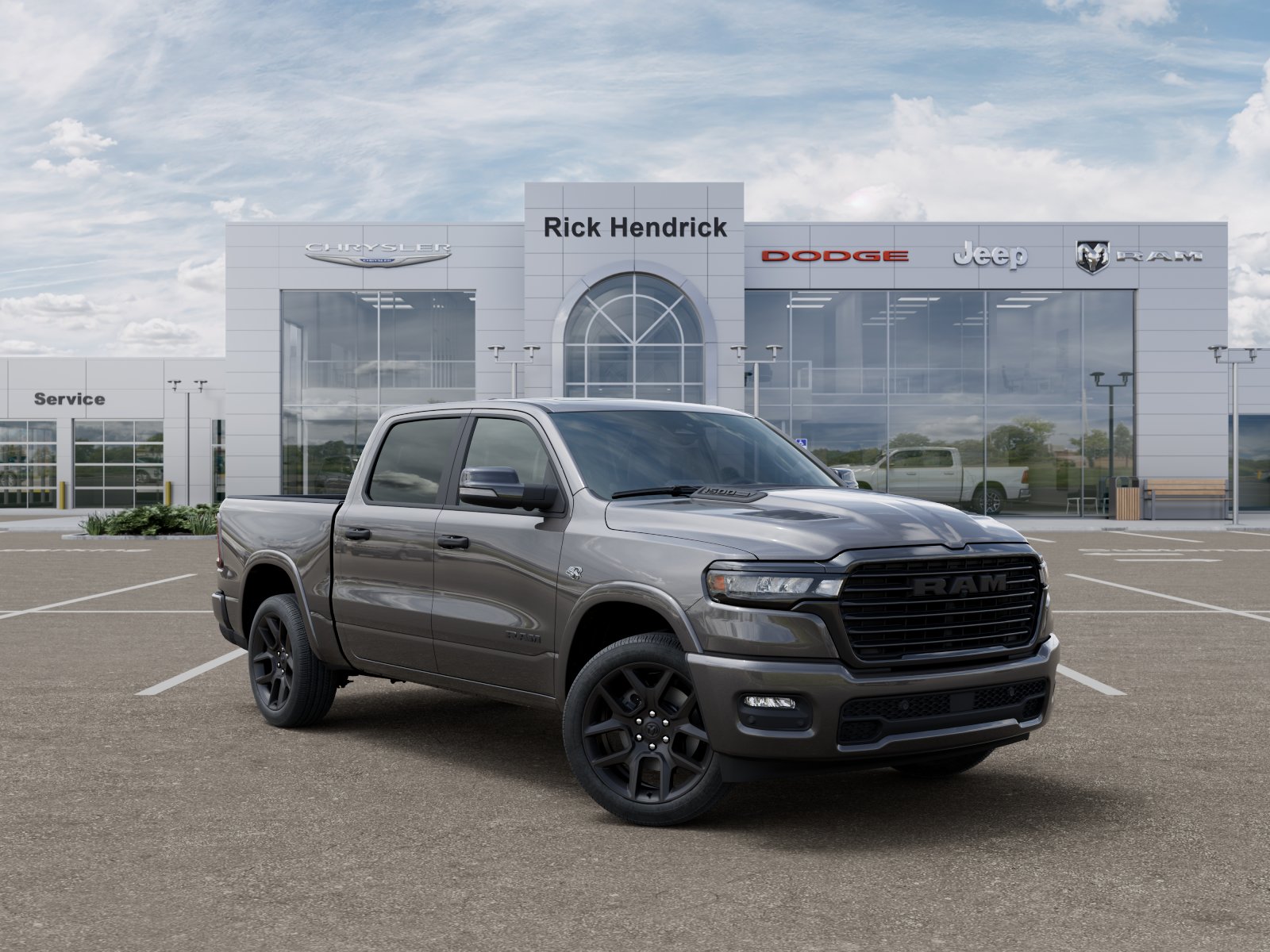New 2026 Granite Crystal Metallic Clear-Coat Exterior Paint RAM Laramie image 40