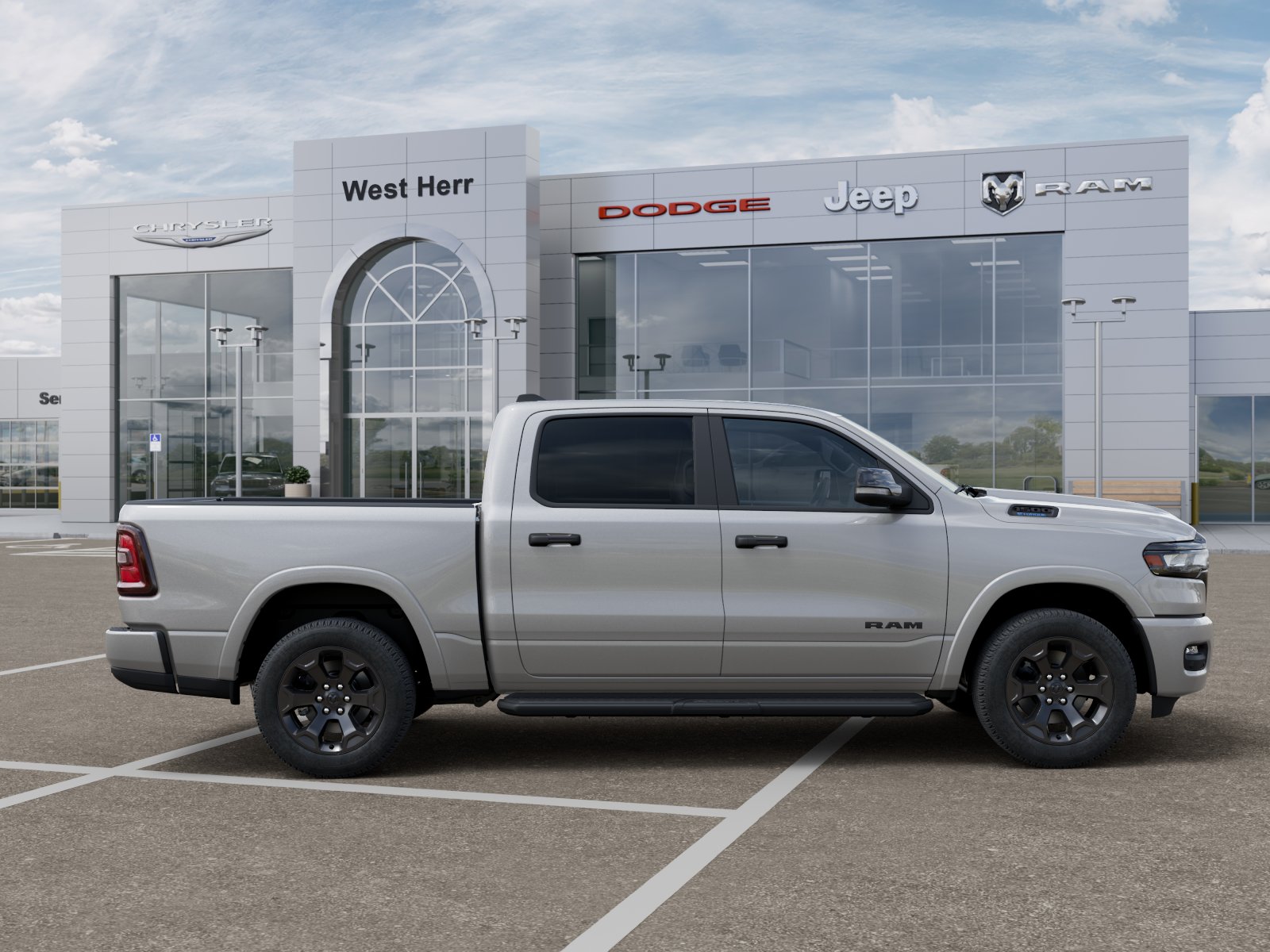 New 2026 Silver Zynith Exterior Paint RAM Big Horn/Lone Star image 33