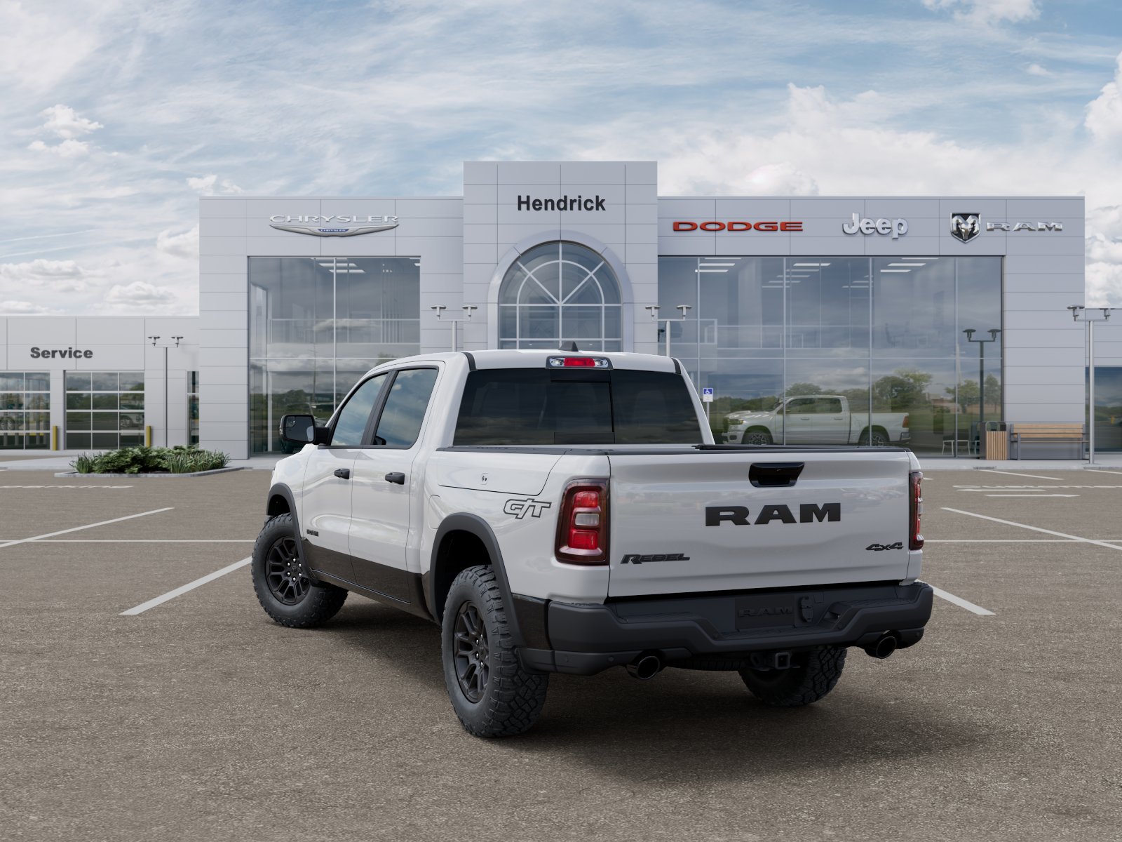 New 2026 Bright White Clear-Coat Exterior Paint RAM Rebel image 41
