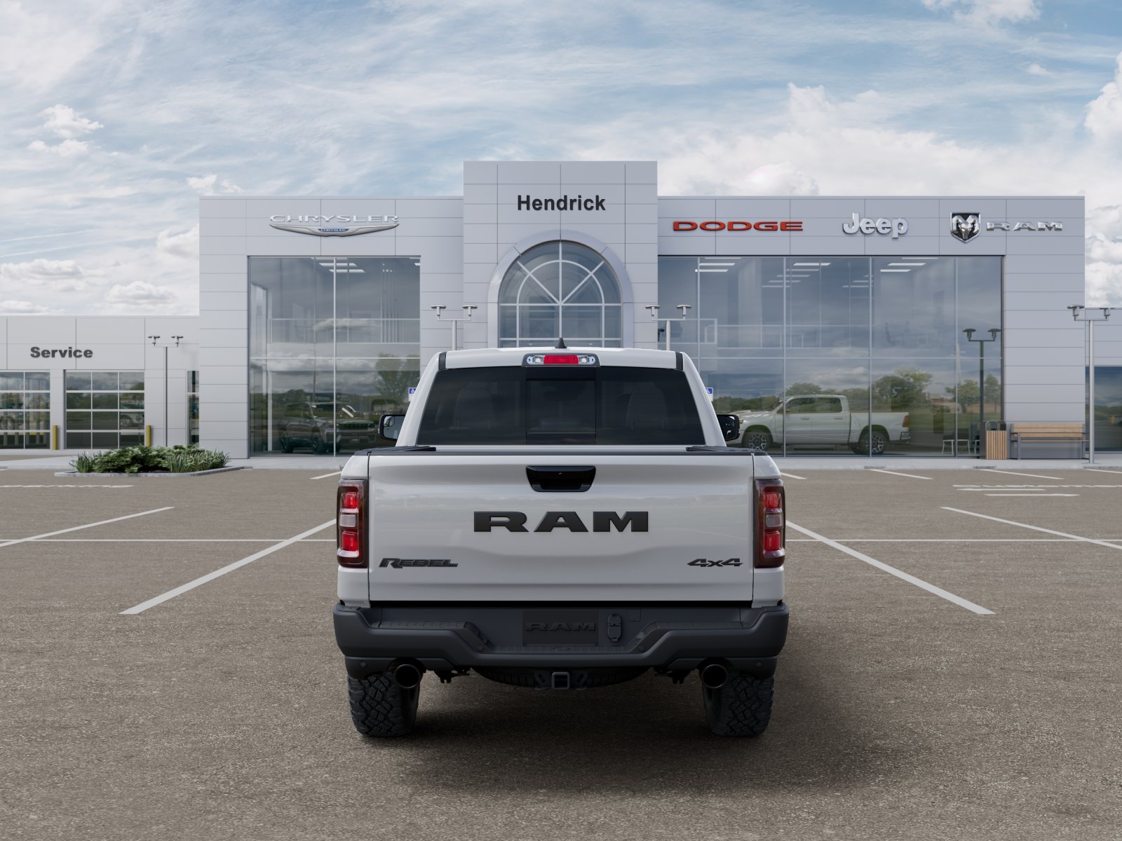New 2026 Bright White Clear-Coat Exterior Paint RAM Rebel image 45