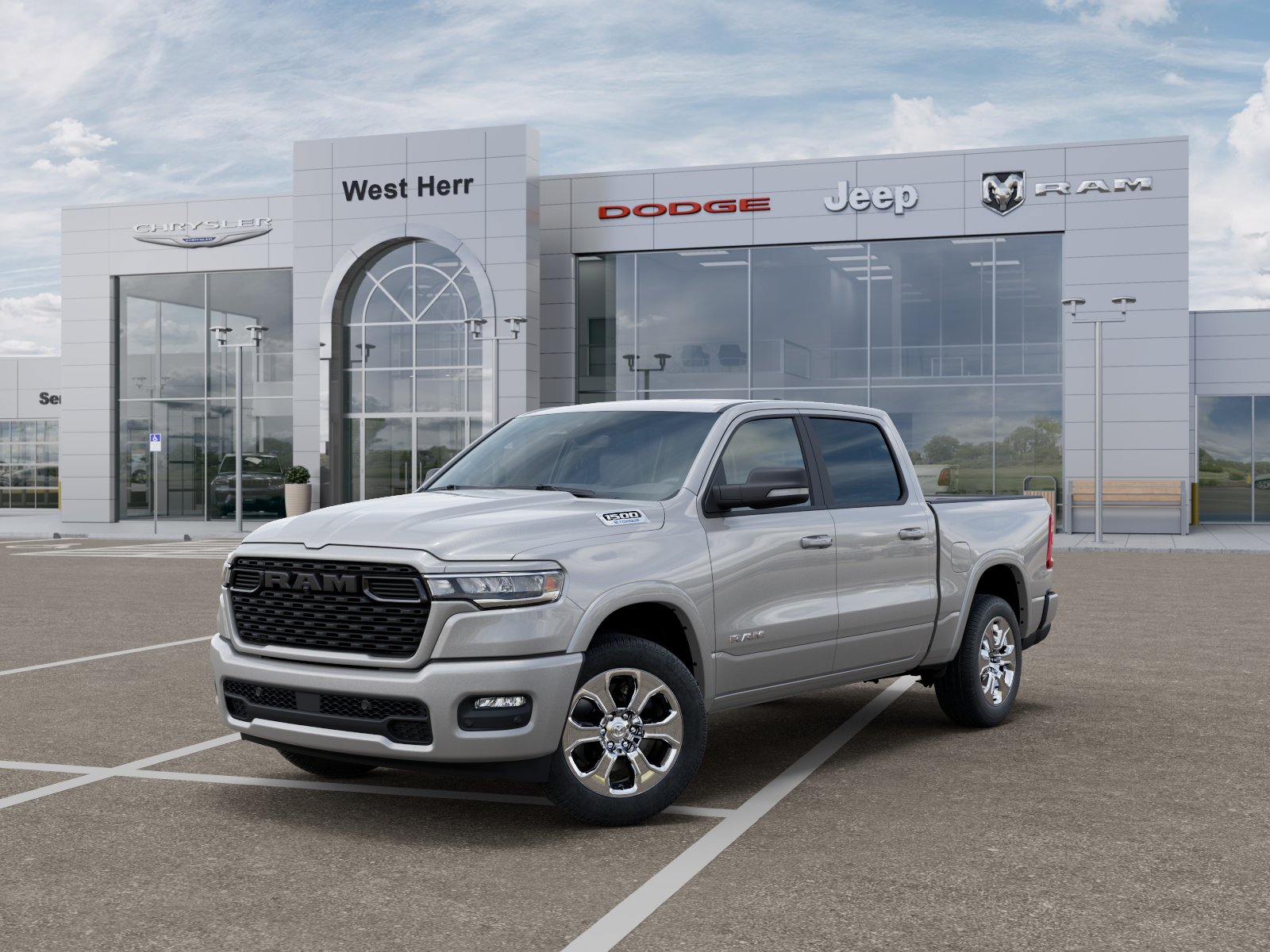 New 2026 Silver Zynith Exterior Paint RAM Big Horn/Lone Star image 27