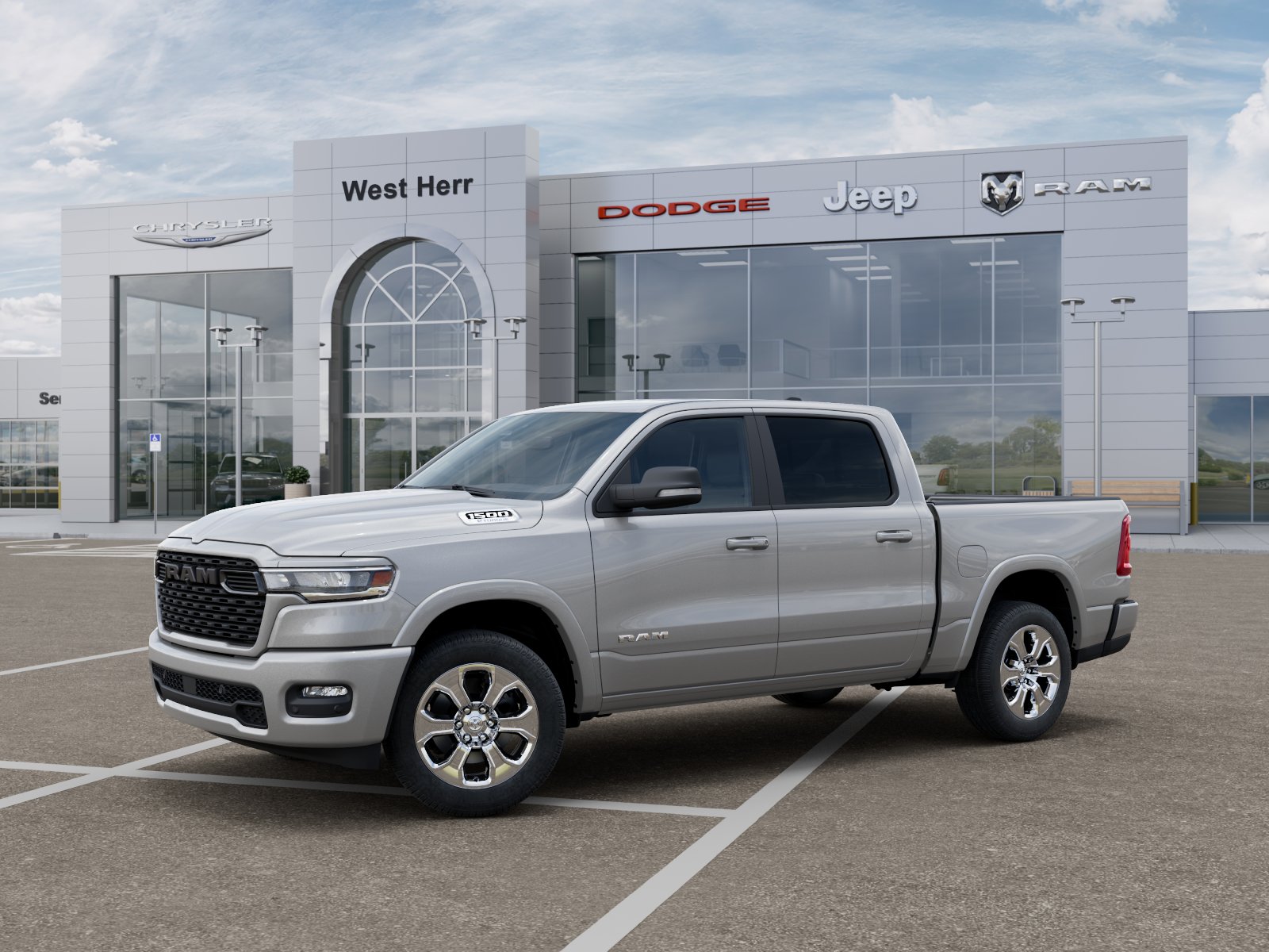 New 2026 Silver Zynith Exterior Paint RAM Big Horn/Lone Star image 28