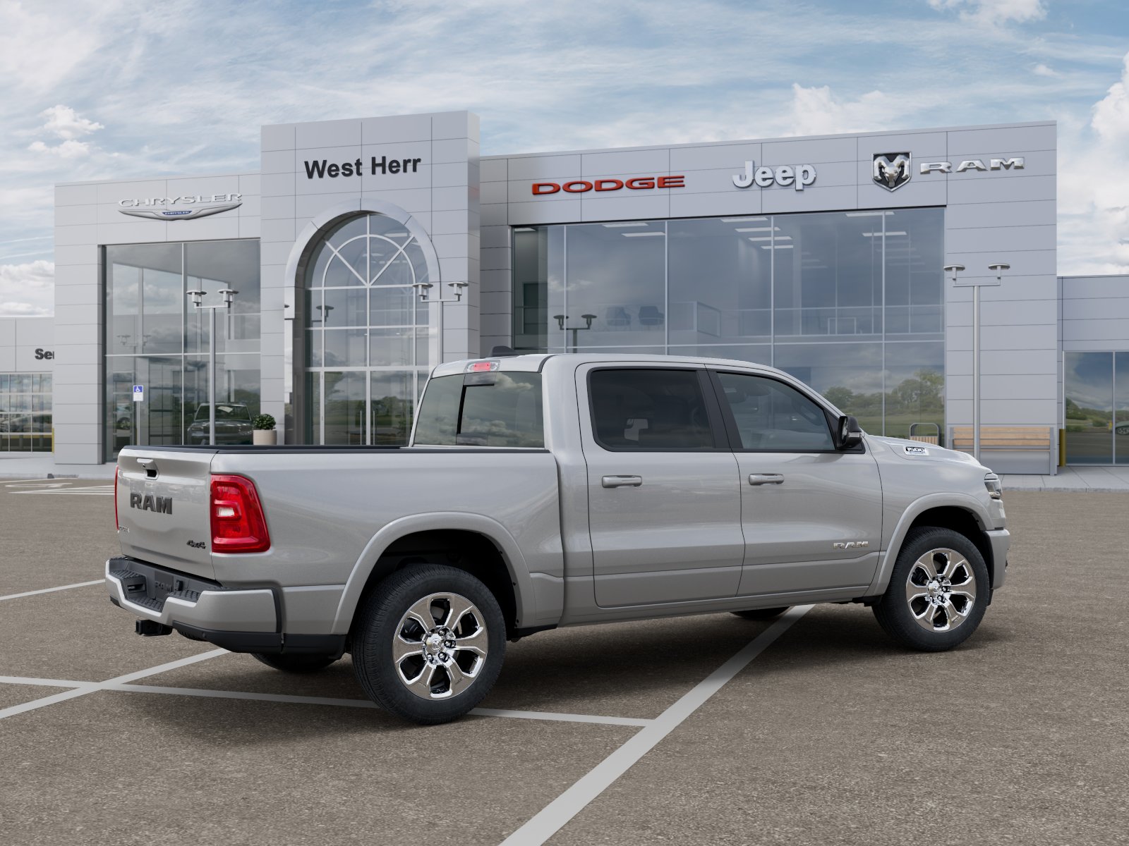New 2026 Silver Zynith Exterior Paint RAM Big Horn/Lone Star image 30