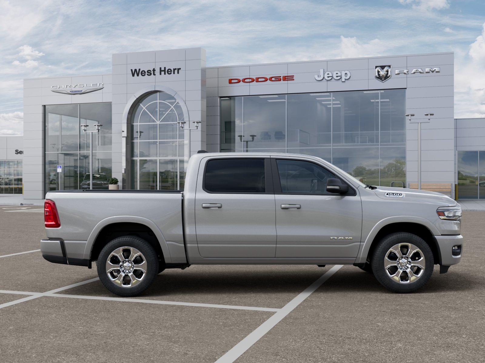 New 2026 Silver Zynith Exterior Paint RAM Big Horn/Lone Star image 47