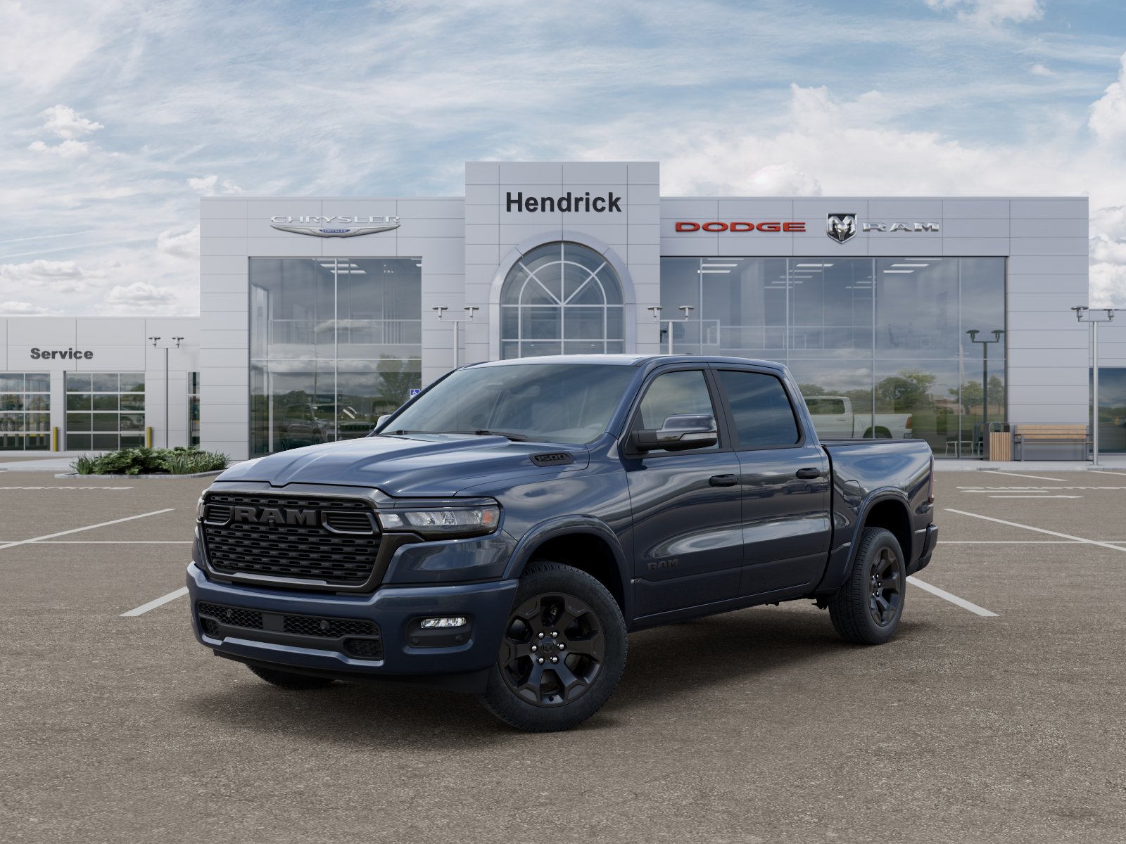 New 2026 Forged Blue Metallic Exterior Paint RAM Big Horn image 36