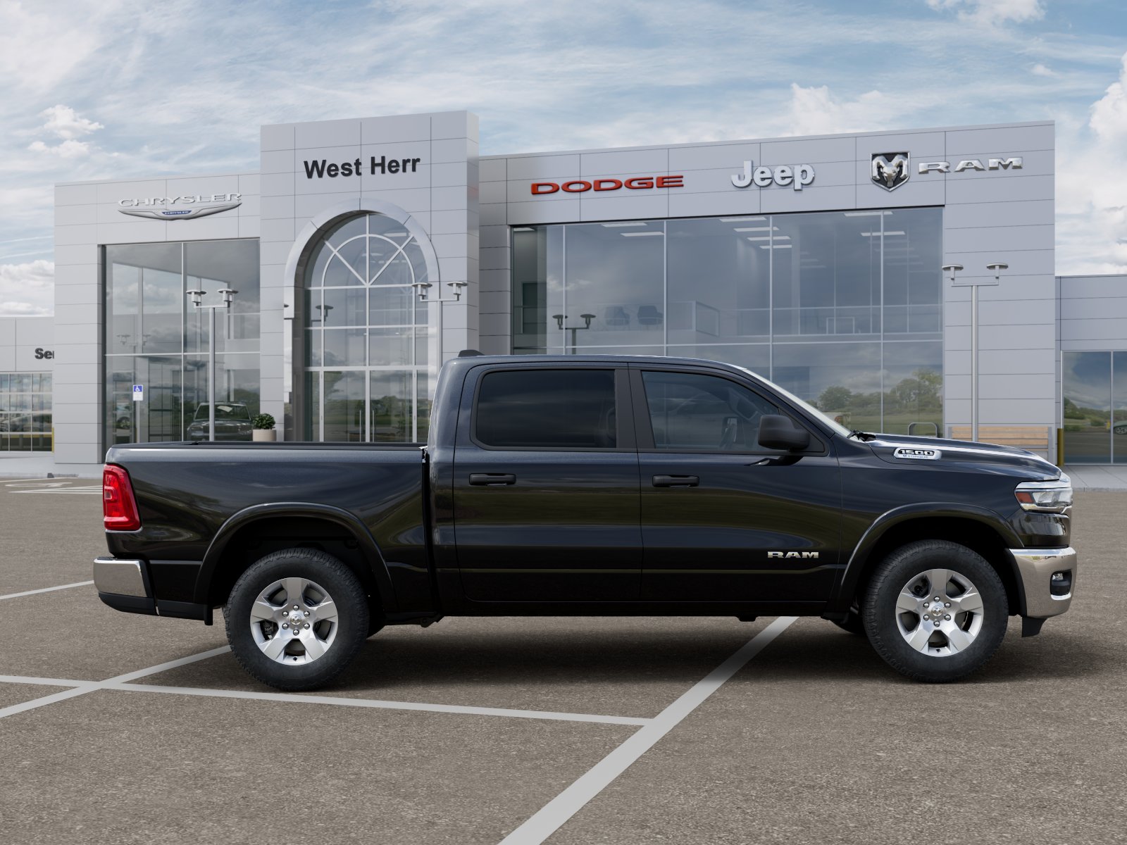 New 2026 Diamond Black Crystal Pearl-Co Ram RAM 1500 BIG HORN CREW CAB 4X4 image 21