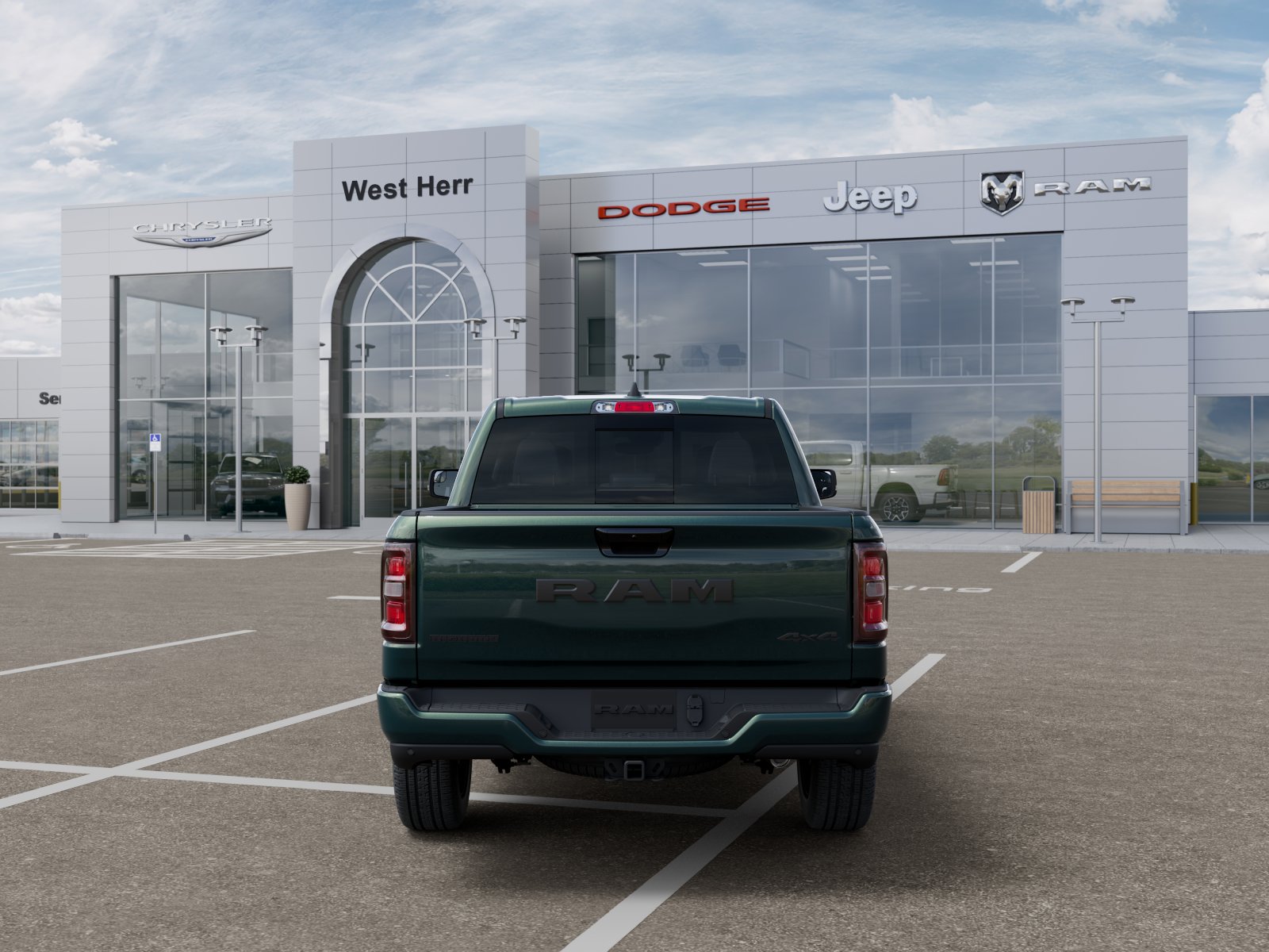 New 2026 Serrano-Green Metallic Exterior Paint RAM Big Horn image 7