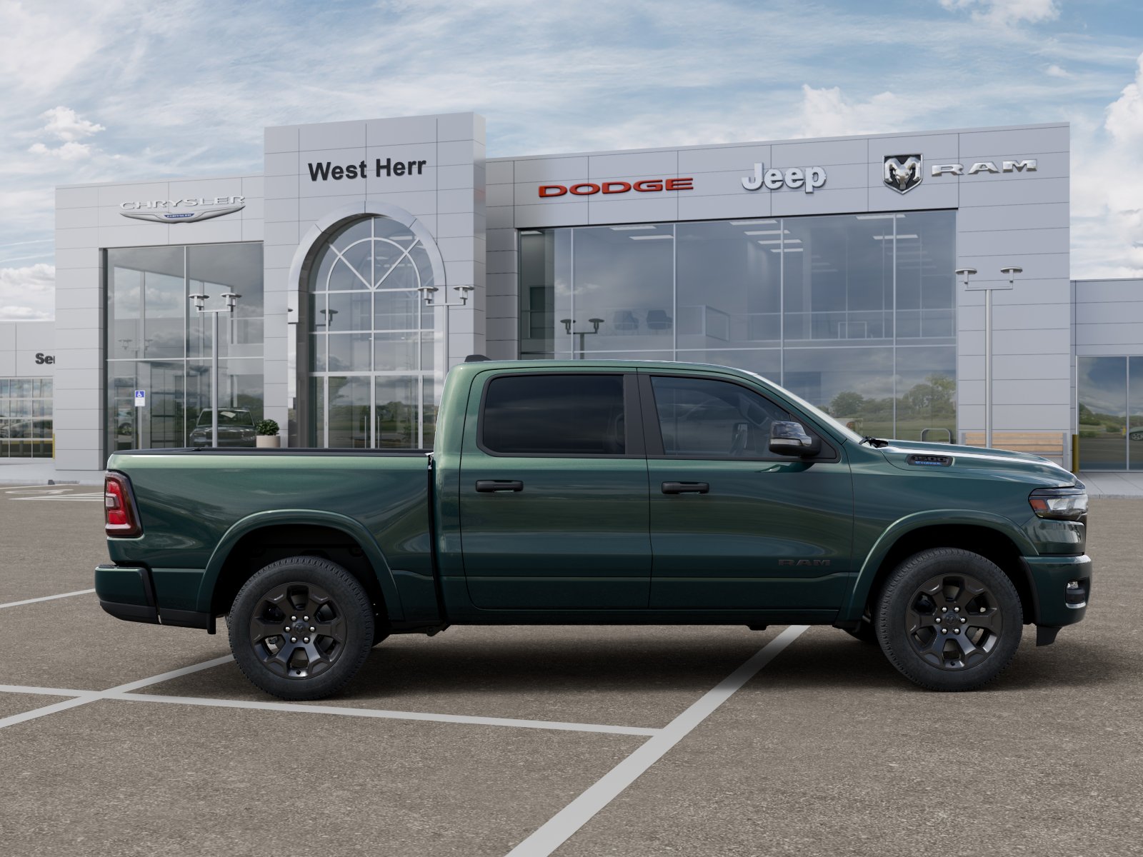 New 2026 Serrano-Green Metallic Exterior Paint RAM Big Horn image 21