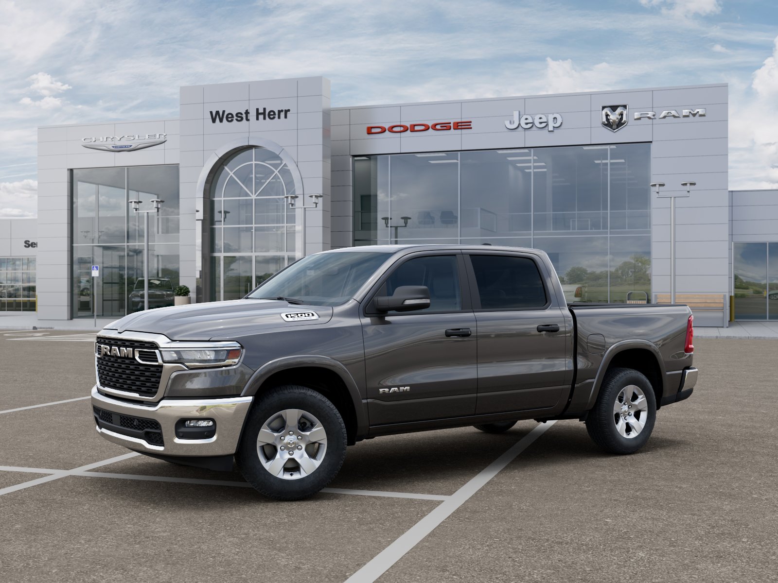 New 2026 Granite Crystal Metallic Clear-Coat Exterior Paint RAM RAM 1500 BIG HORN CREW CAB 4X4 image 28