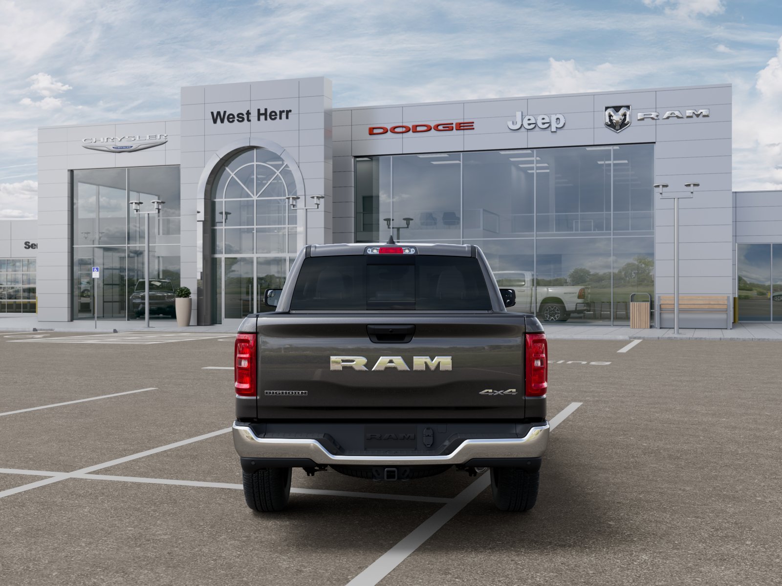 New 2026 Granite Crystal Metallic Clear-Coat Exterior Paint RAM RAM 1500 BIG HORN CREW CAB 4X4 image 33