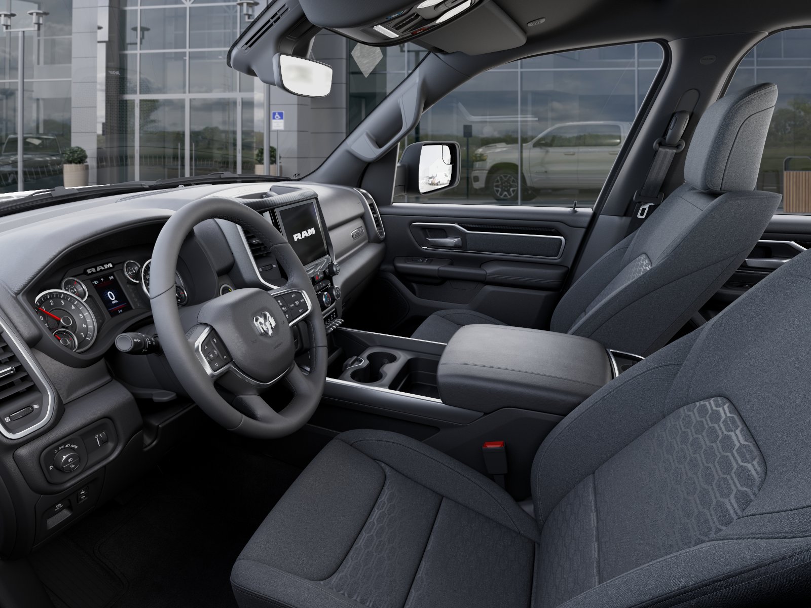 New 2026 Granite Crystal Metallic Clear-Coat Exterior Paint RAM RAM 1500 BIG HORN CREW CAB 4X4 image 48