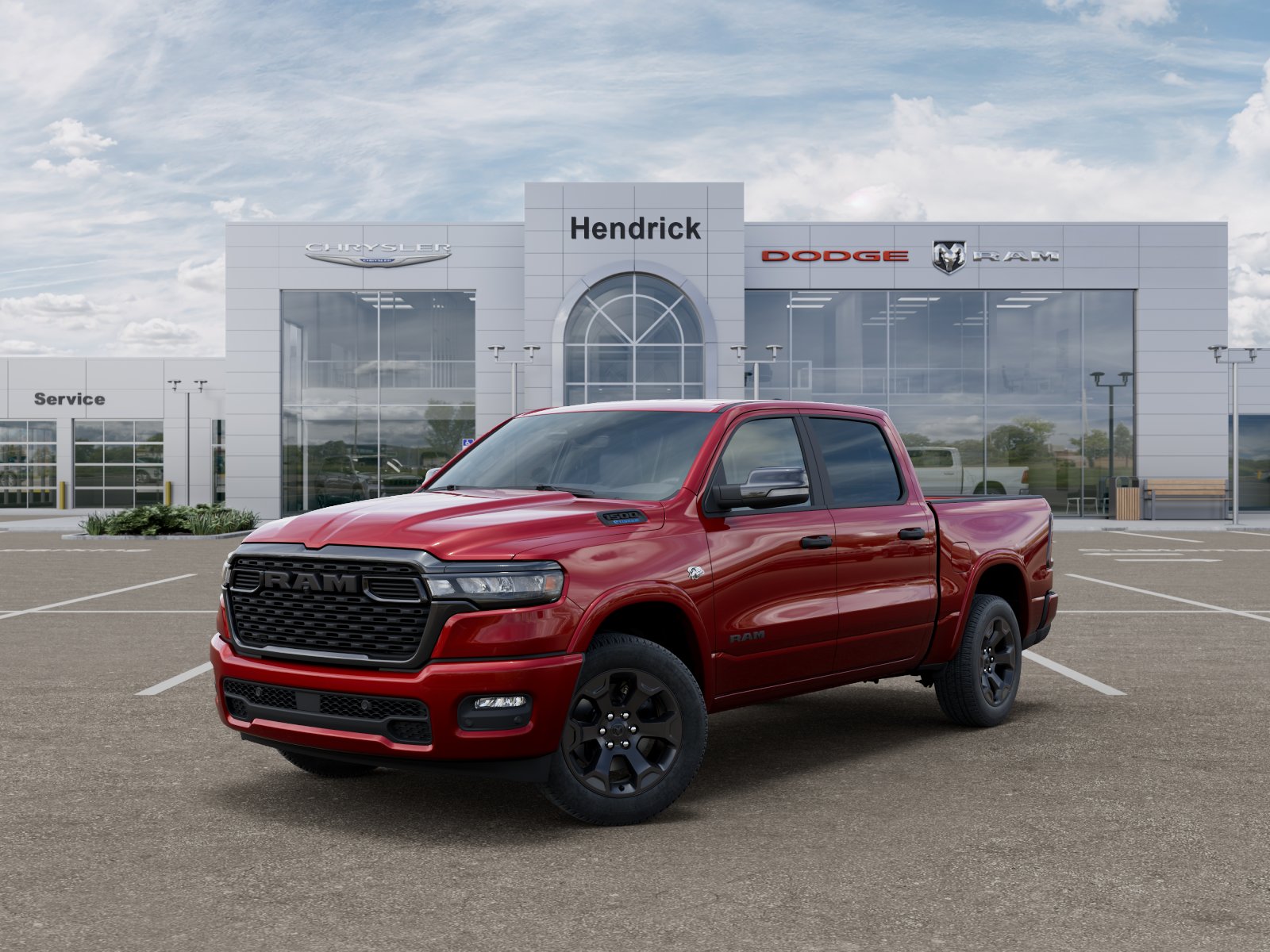 New 2026 Molten Red Pearlcoat RAM Big Horn image 36