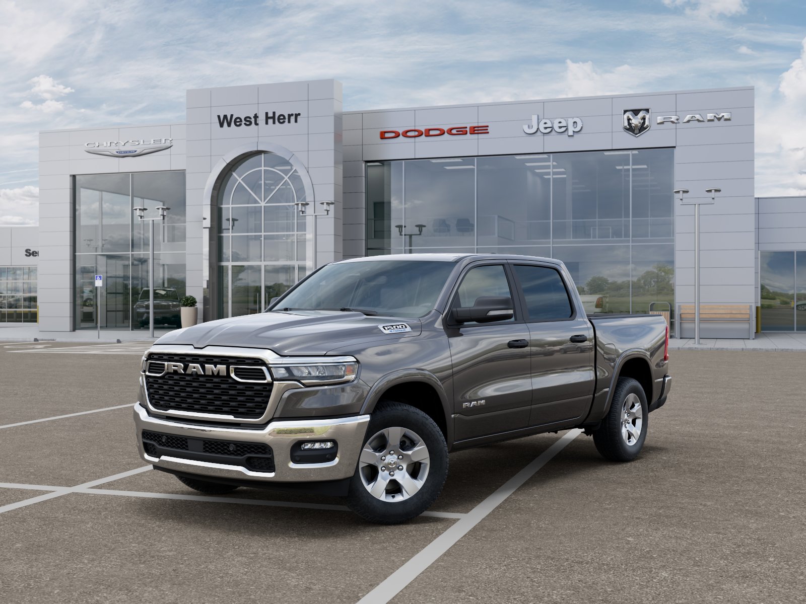 New 2026 Granite Crystal Metallic Clear-Coat Exterior Paint RAM RAM 1500 BIG HORN CREW CAB 4X4 image 27
