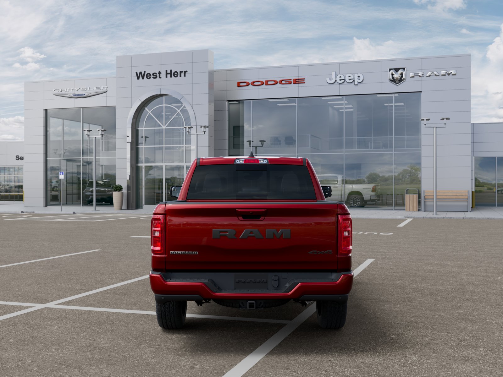 New 2026 Molten Red Pearl-Coat Exterior Paint RAM Big Horn/Lone Star image 19