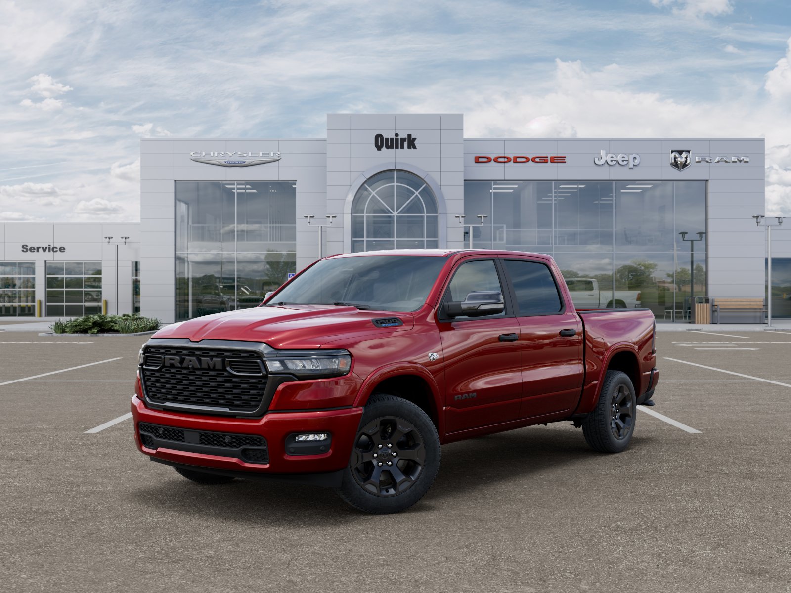 New 2026 Molten Red Pearlcoat Ram Big Horn image 27