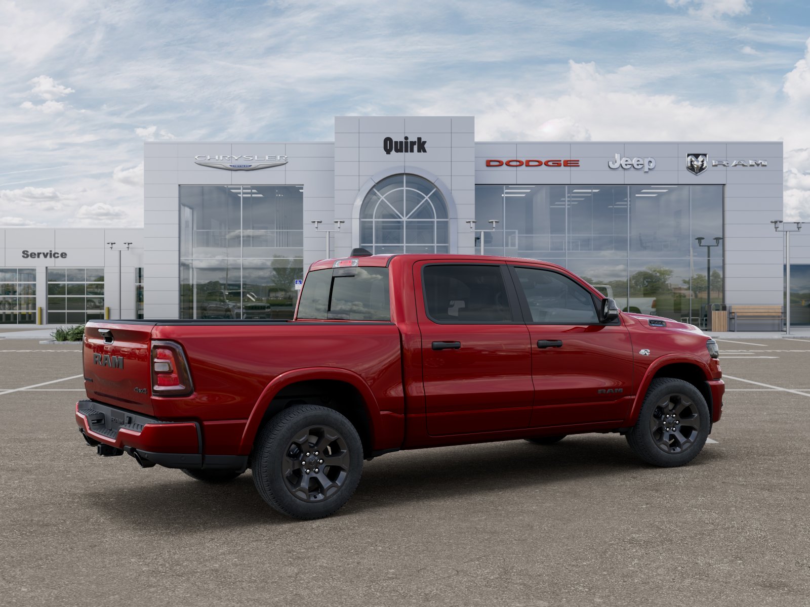 New 2026 Molten Red Pearlcoat Ram Big Horn image 30