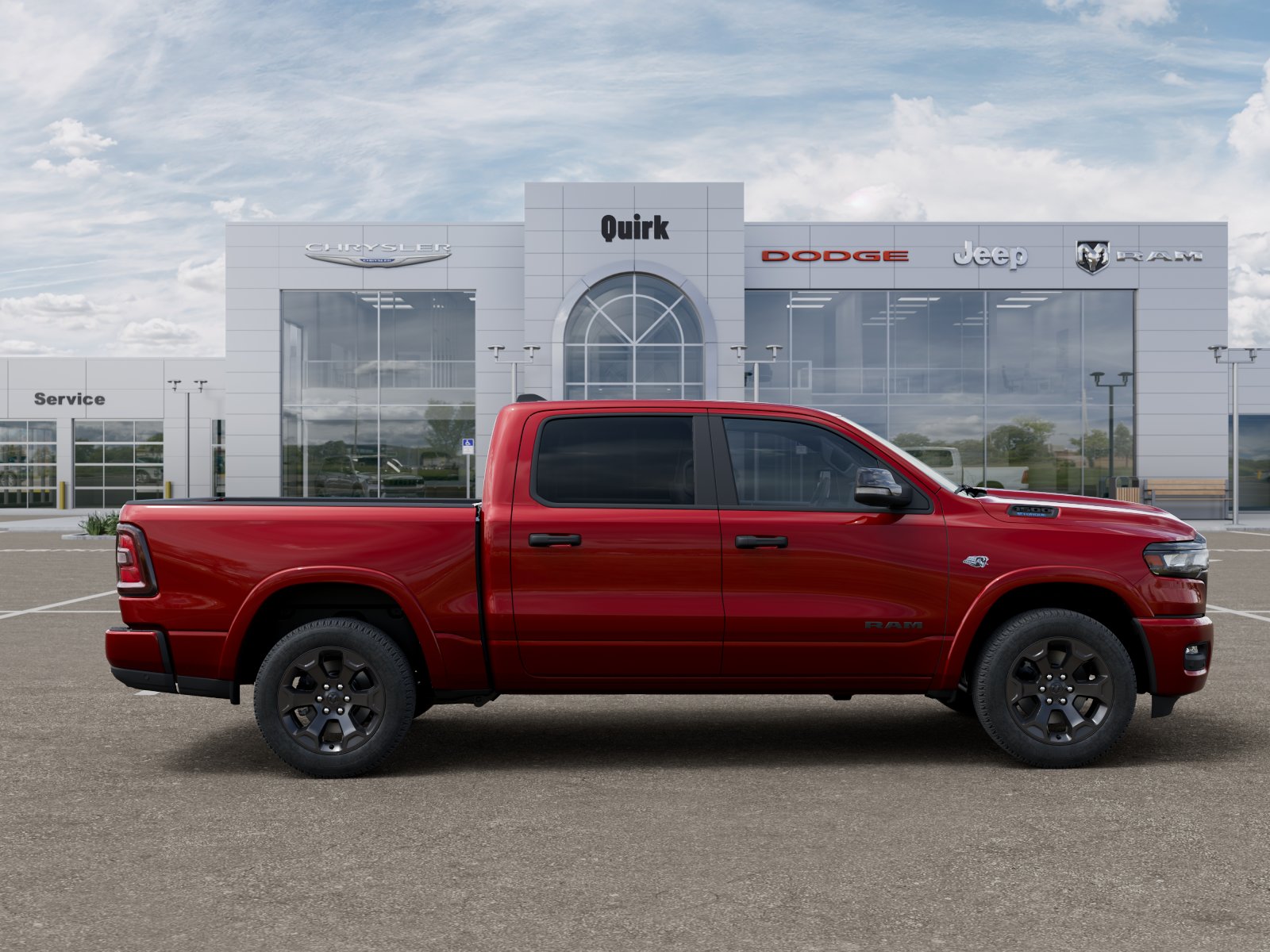 New 2026 Molten Red Pearlcoat Ram Big Horn image 47