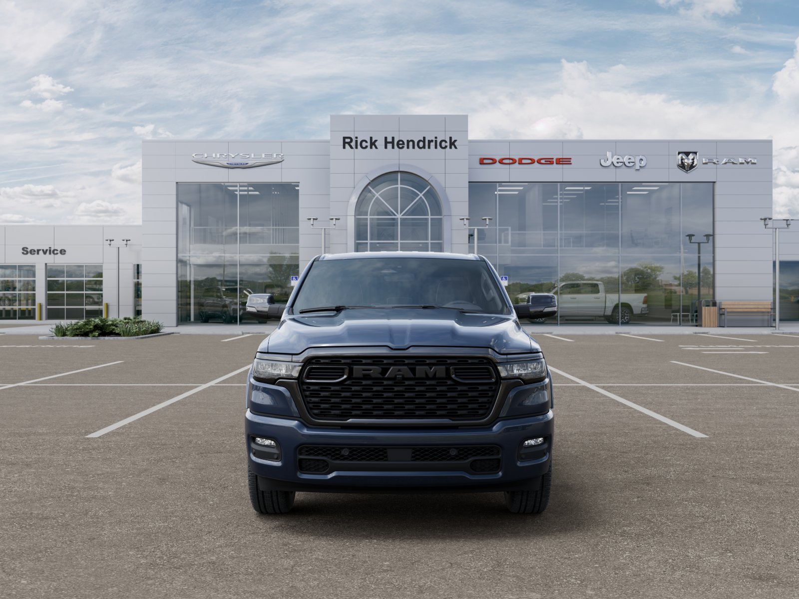 New 2026 Forged Blue Metallic Exterior Paint RAM Big Horn image 39