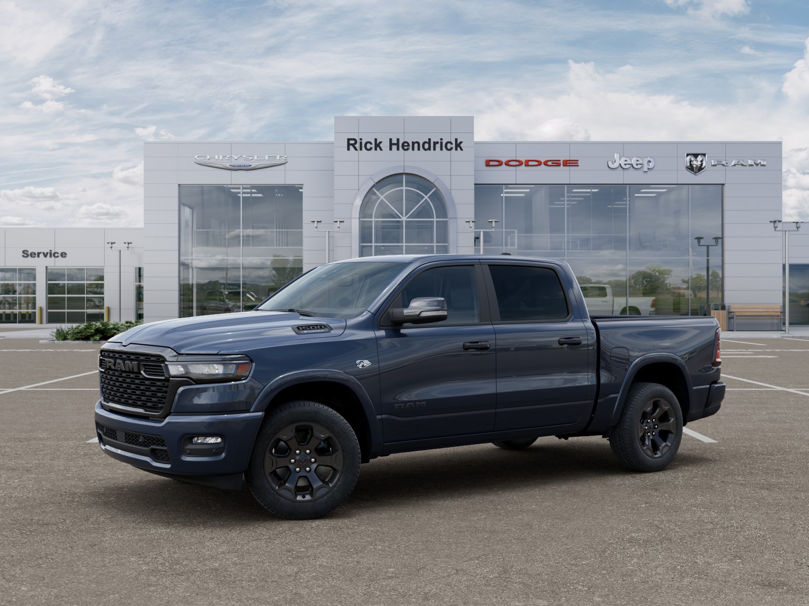 New 2026 Forged Blue Metallic Exterior Paint RAM Big Horn image 36