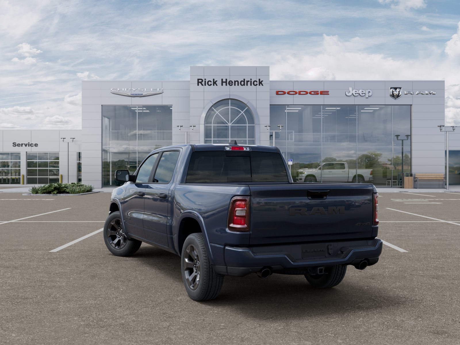 New 2026 Forged Blue Metallic Exterior Paint RAM Big Horn image 37
