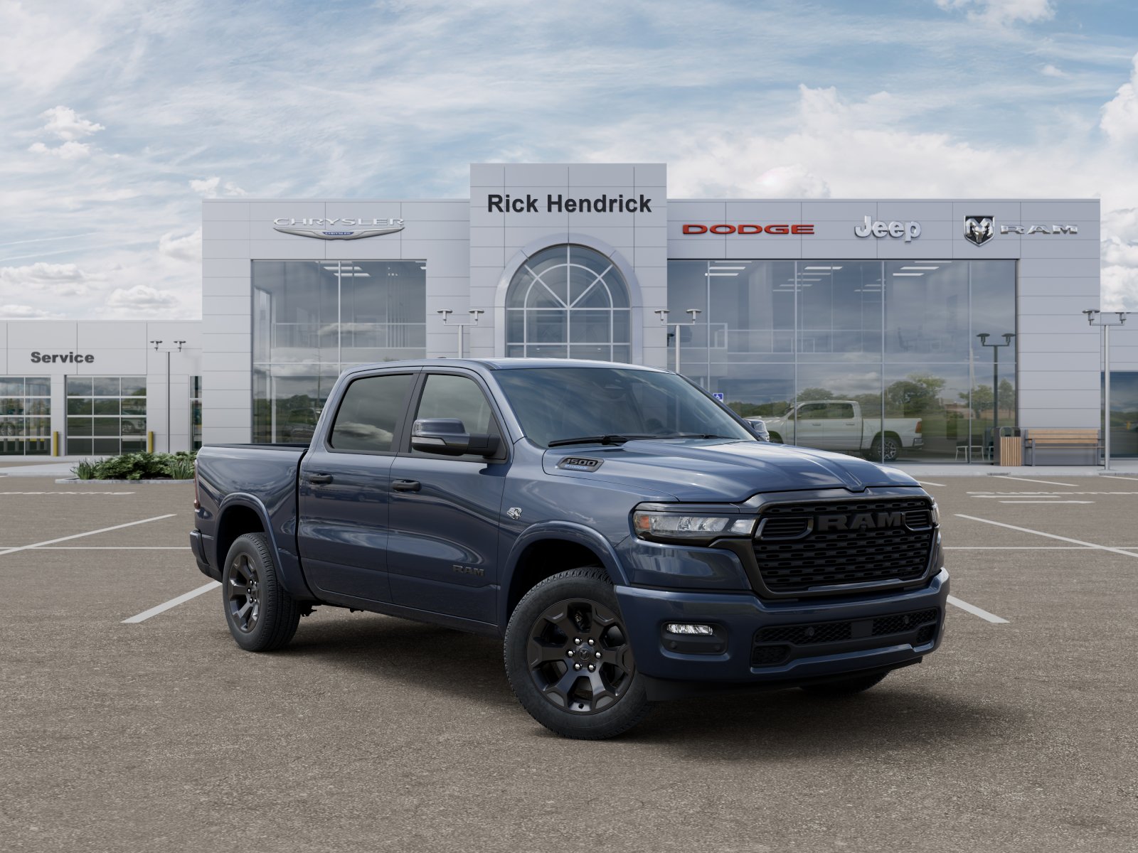 New 2026 Forged Blue Metallic Exterior Paint RAM Big Horn image 34