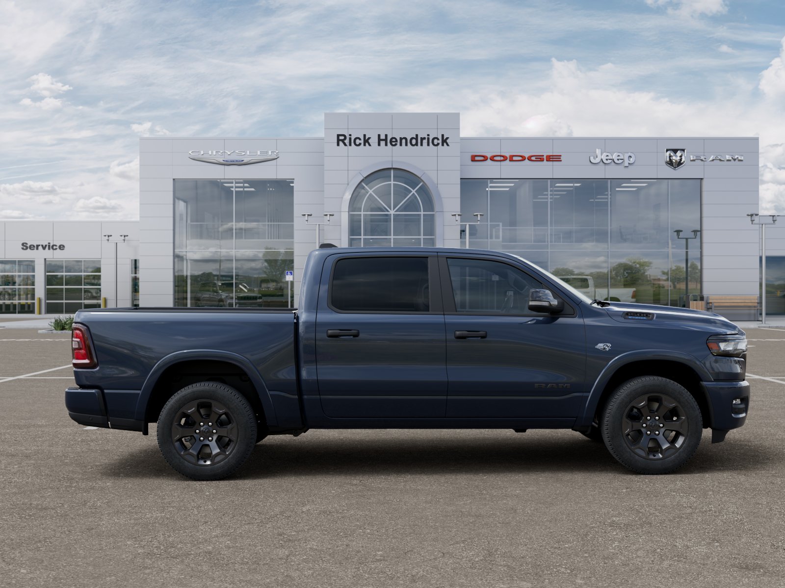 New 2026 Forged Blue Metallic Exterior Paint RAM Big Horn image 54
