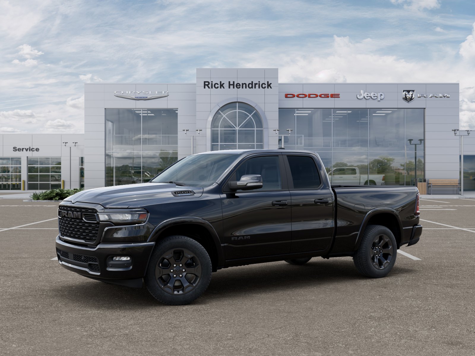 New 2026 Diamond Black Crystal Pearl-Coat Exterior Paint RAM Big Horn image 35