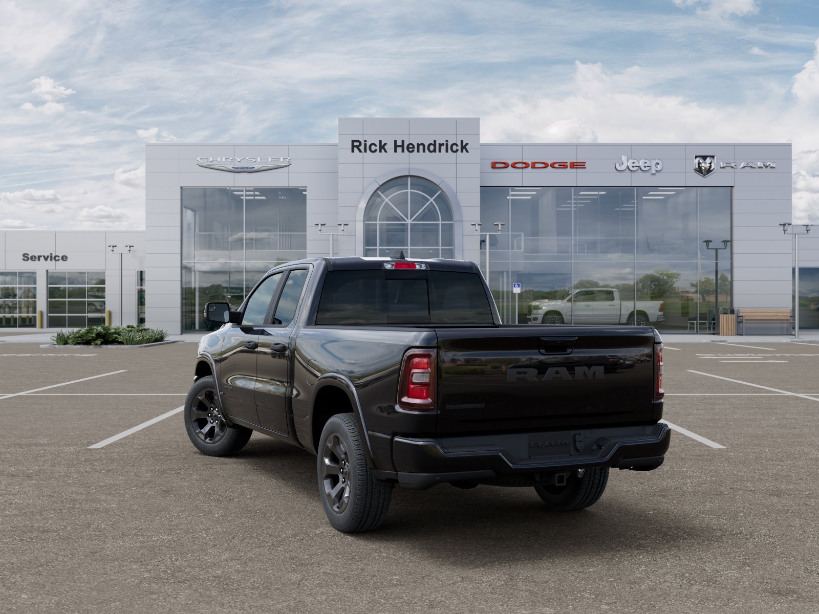 New 2026 Diamond Black Crystal Pearl-Coat Exterior Paint RAM Big Horn image 36