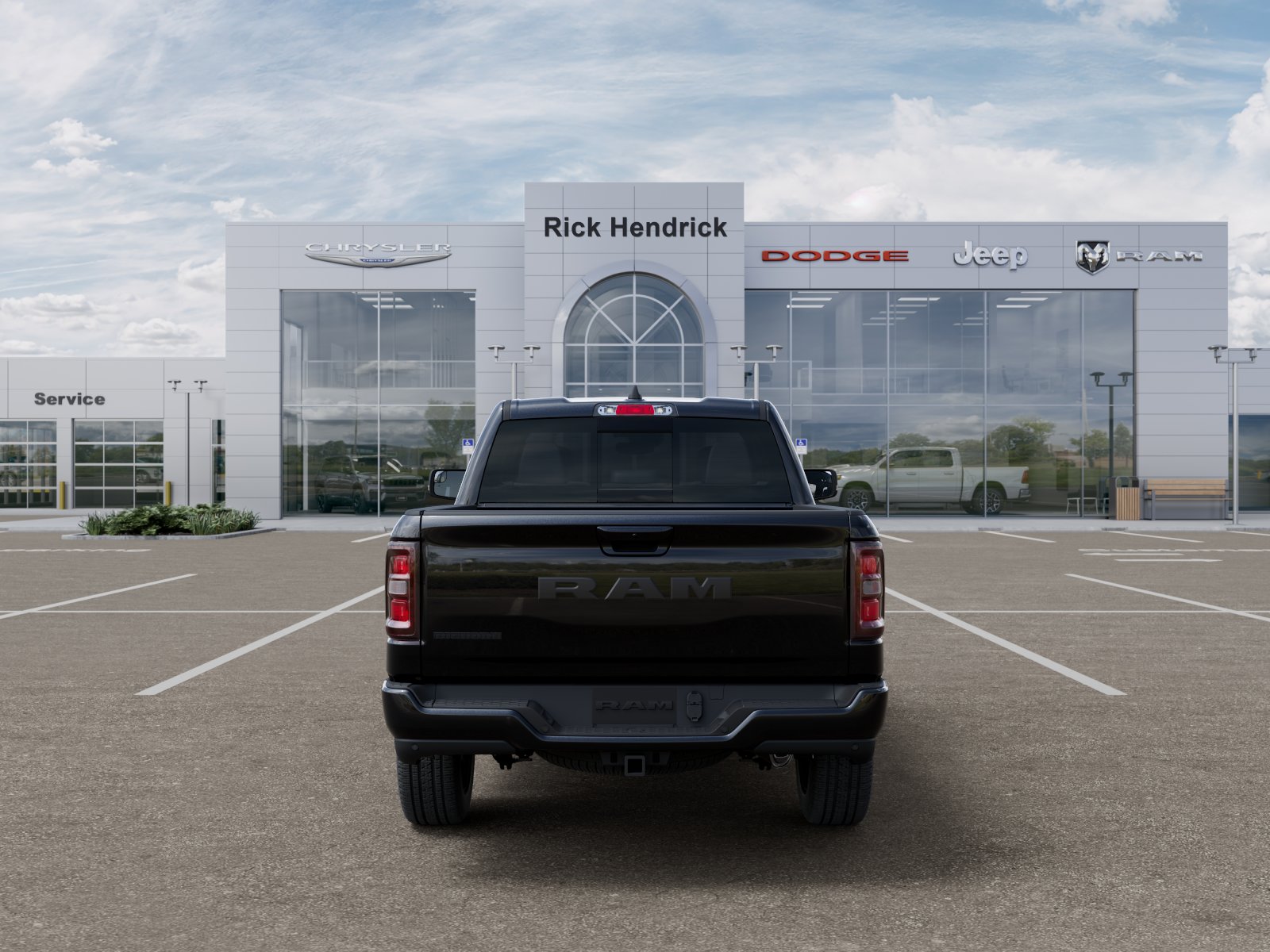 New 2026 Diamond Black Crystal Pearl-Coat Exterior Paint RAM Big Horn image 40