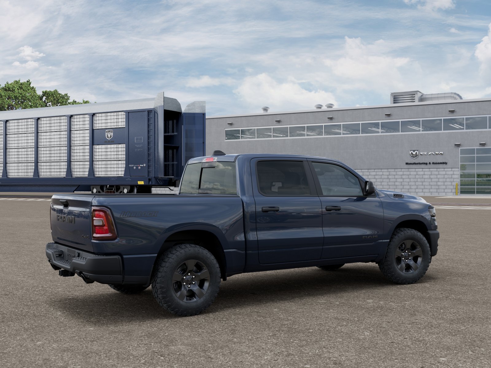 New 2026 Forged Blue Metallic Exterior Paint RAM Warlock image 4