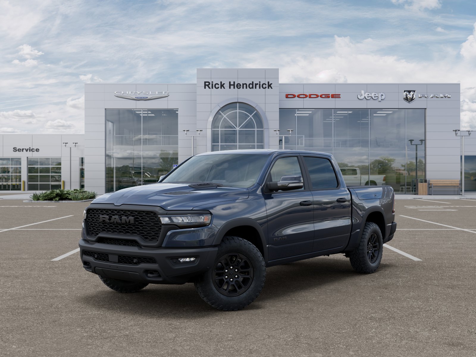 New 2026 Forged Blue Metallic Exterior Paint RAM Rebel image 39
