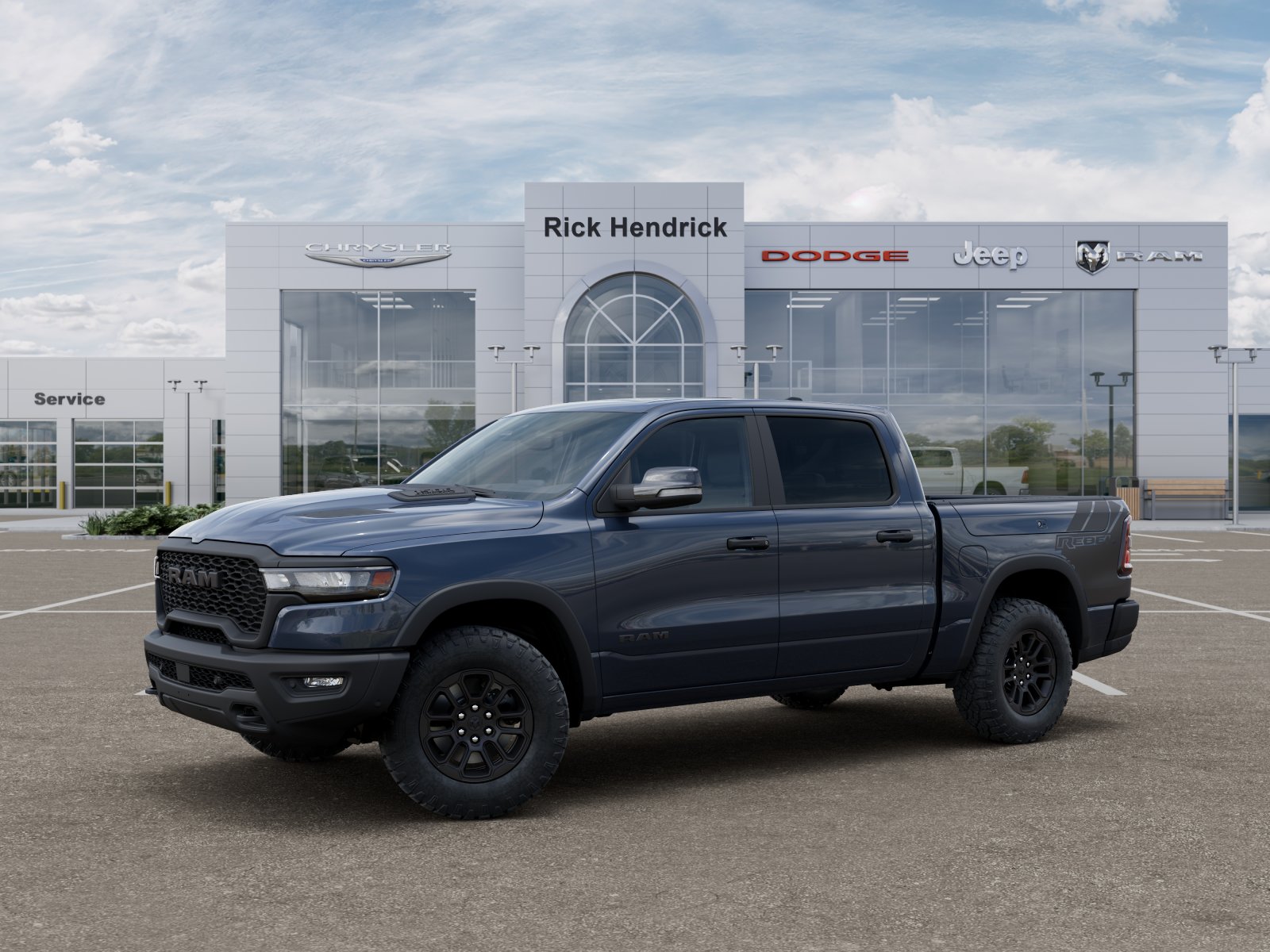 New 2026 Forged Blue Metallic Exterior Paint RAM Rebel image 40