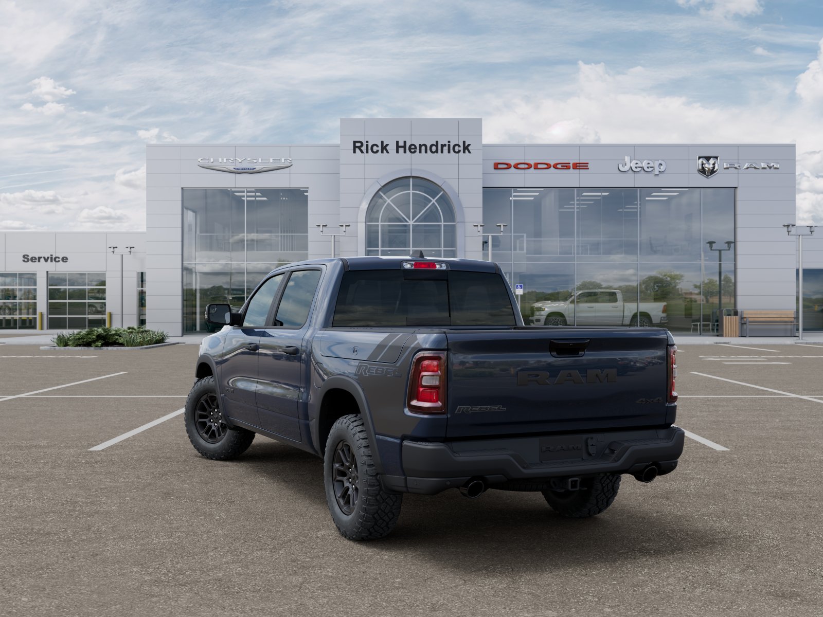 New 2026 Forged Blue Metallic Exterior Paint RAM Rebel image 41