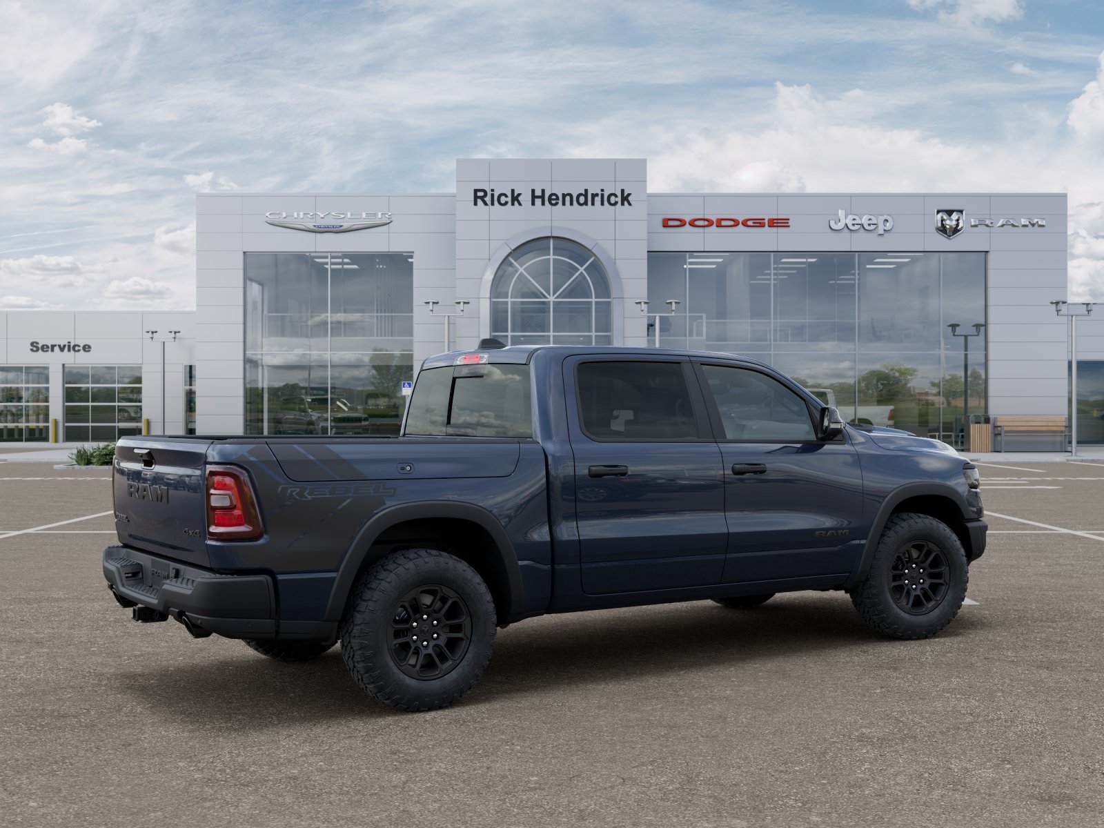 New 2026 Forged Blue Metallic Exterior Paint RAM Rebel image 42