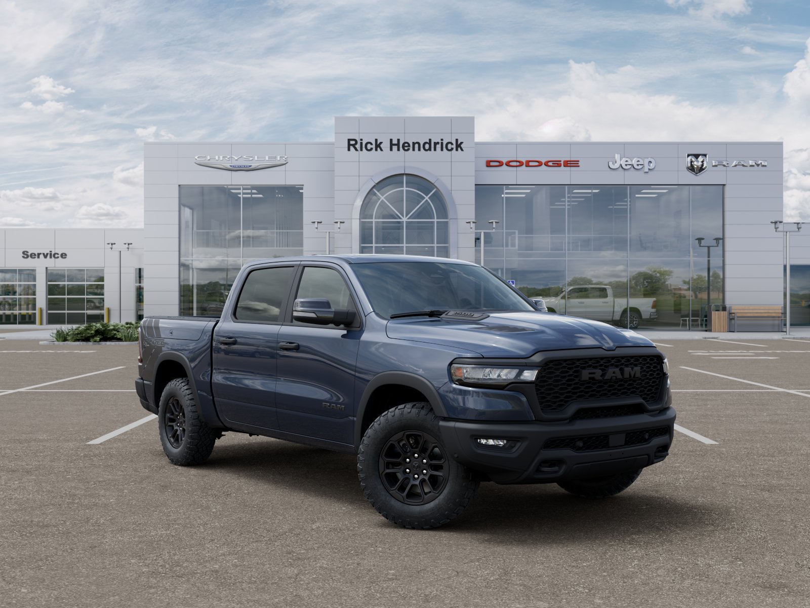 New 2026 Forged Blue Metallic Exterior Paint RAM Rebel image 38
