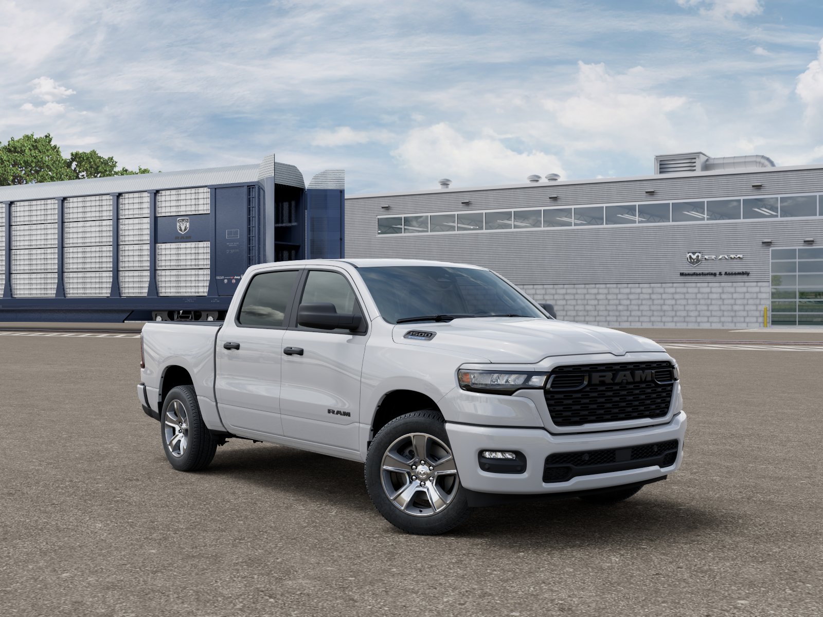 New 2026 Bright White Clear-Coat Exterior Paint RAM Express image 3